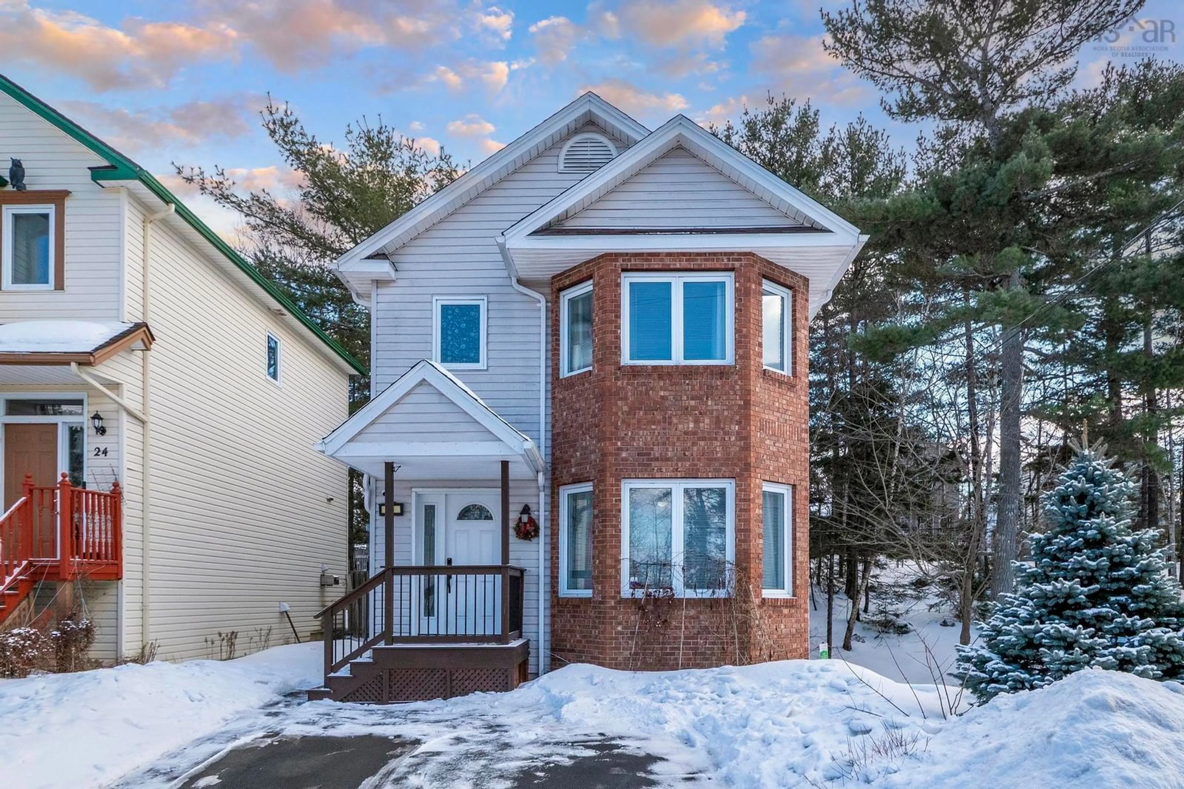 Home with brick exterior material, street for 26 James Winfield Lane, Bedford South Nova Scotia B4A 4C3