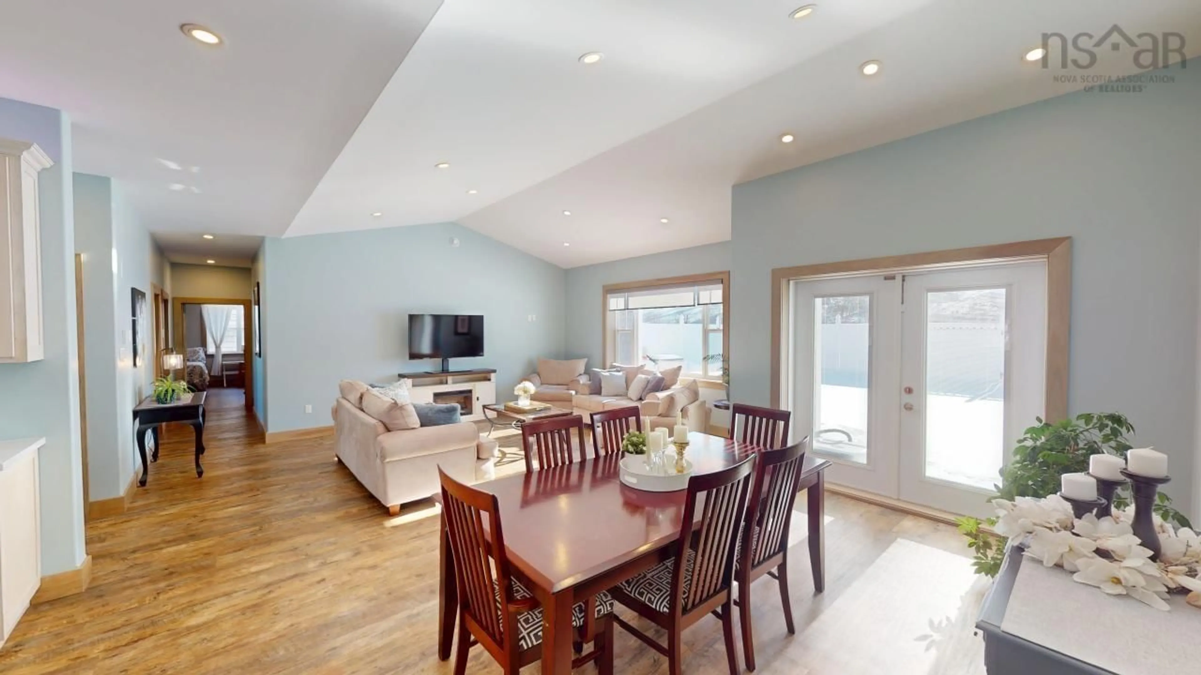 Dining room, wood/laminate floor for 205 Norma St, New Glasgow Nova Scotia B2H 3N5