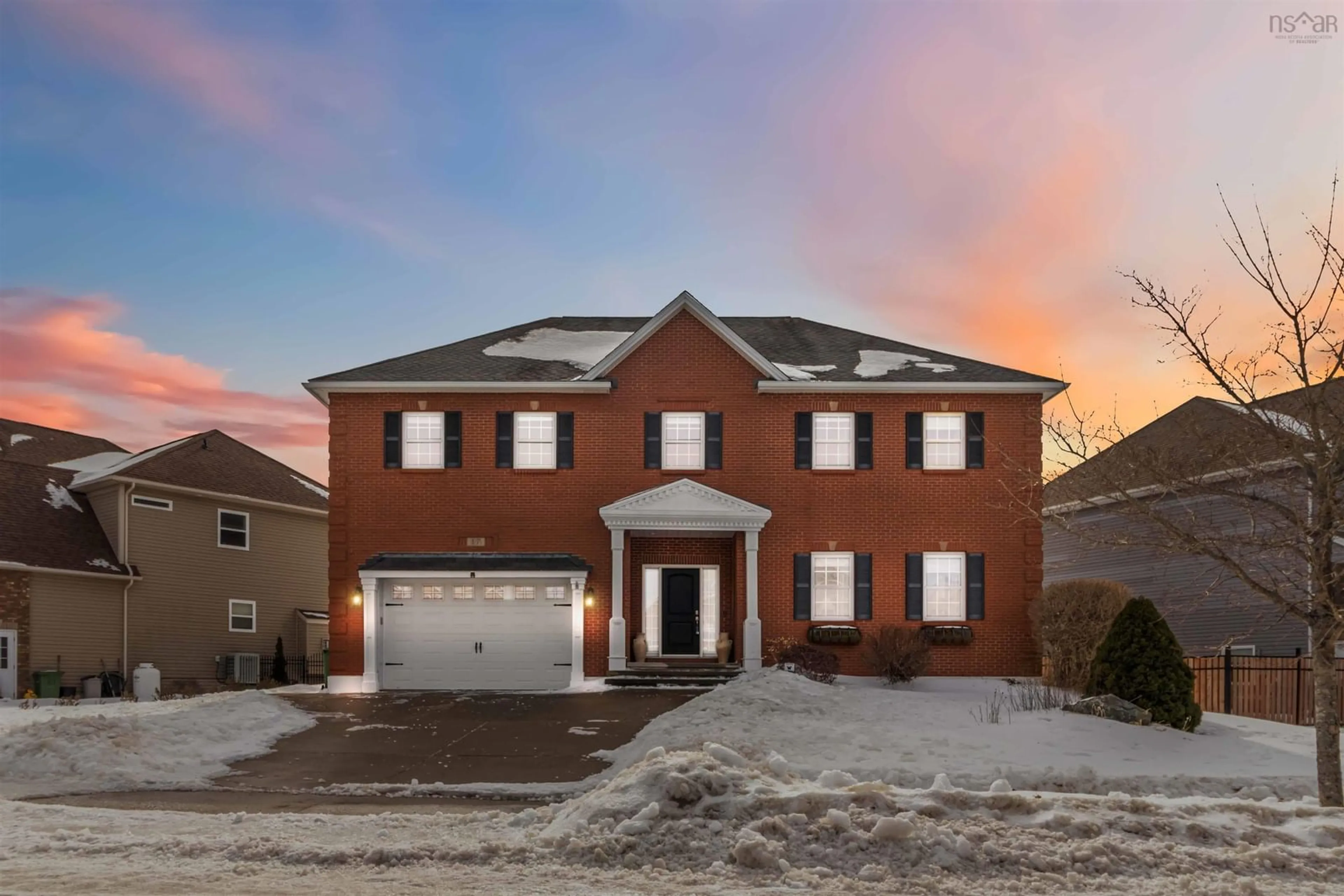 Home with brick exterior material, street for 17 Vanier Way, Bedford Nova Scotia B4A 0A5