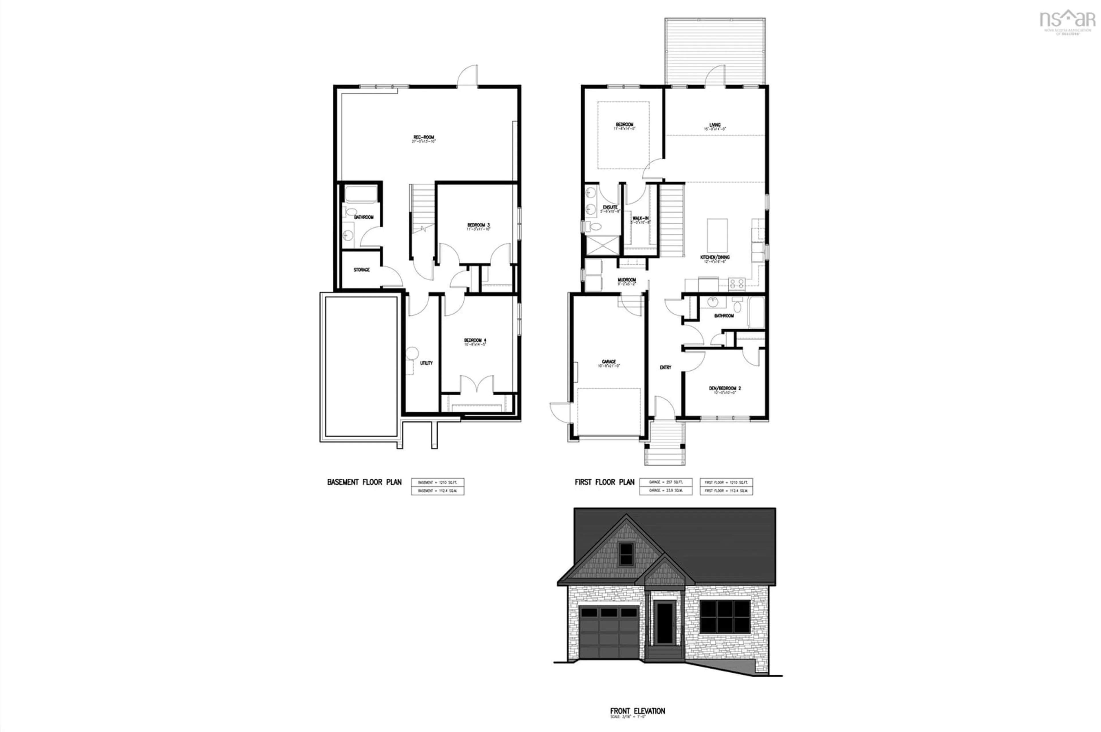 Floor plan for Gardenia Way #GW-6, Dartmouth Nova Scotia B2X 0C8