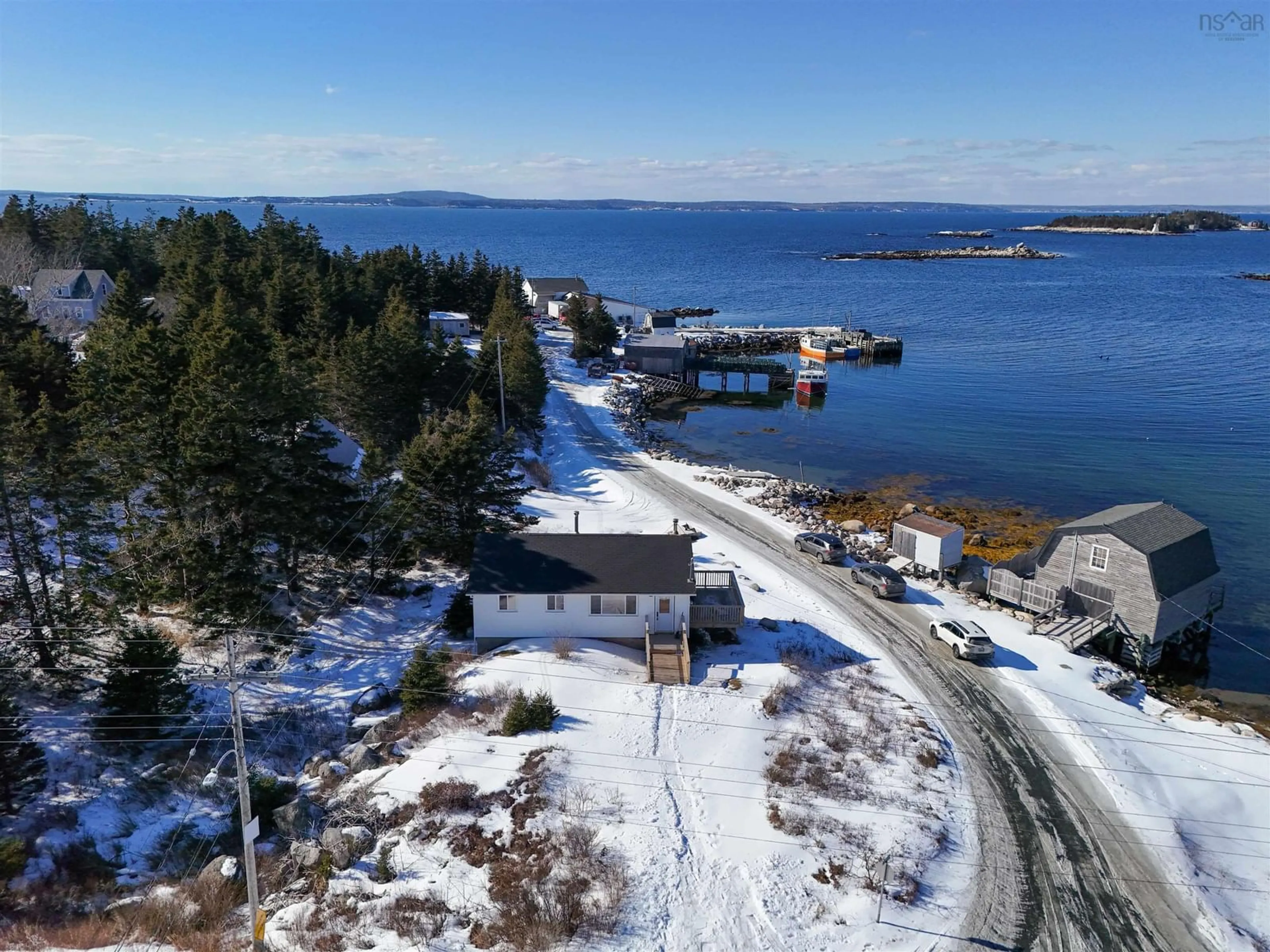 A pic from outside/outdoor area/front of a property/back of a property/a pic from drone, water/lake/river/ocean view for 8472 Peggy's Cove Rd, Indian Harbour Nova Scotia B3Z 3R1