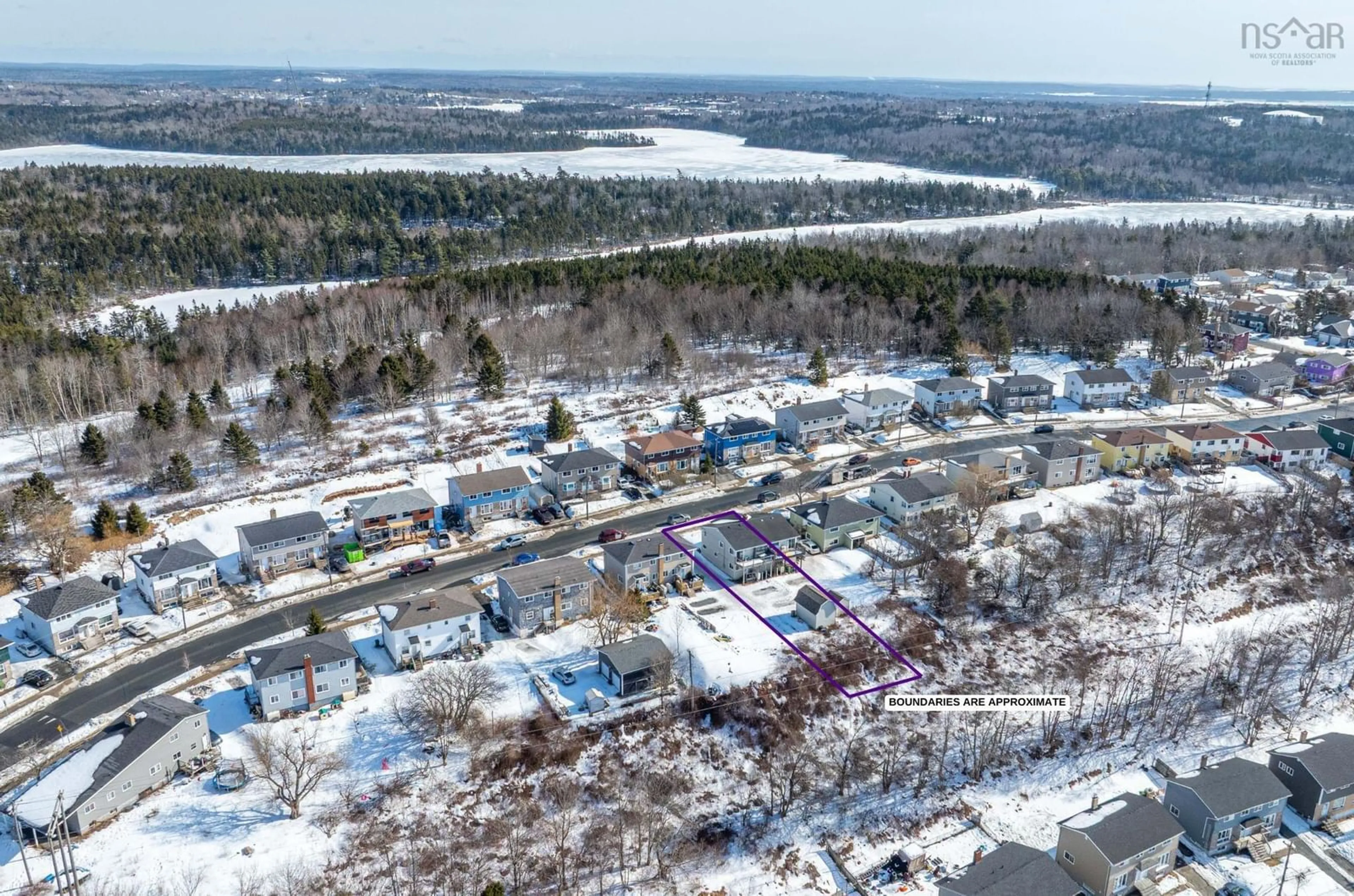 A pic from outside/outdoor area/front of a property/back of a property/a pic from drone, unknown for 36A Kennedy Dr, Dartmouth Nova Scotia B2X 1N8