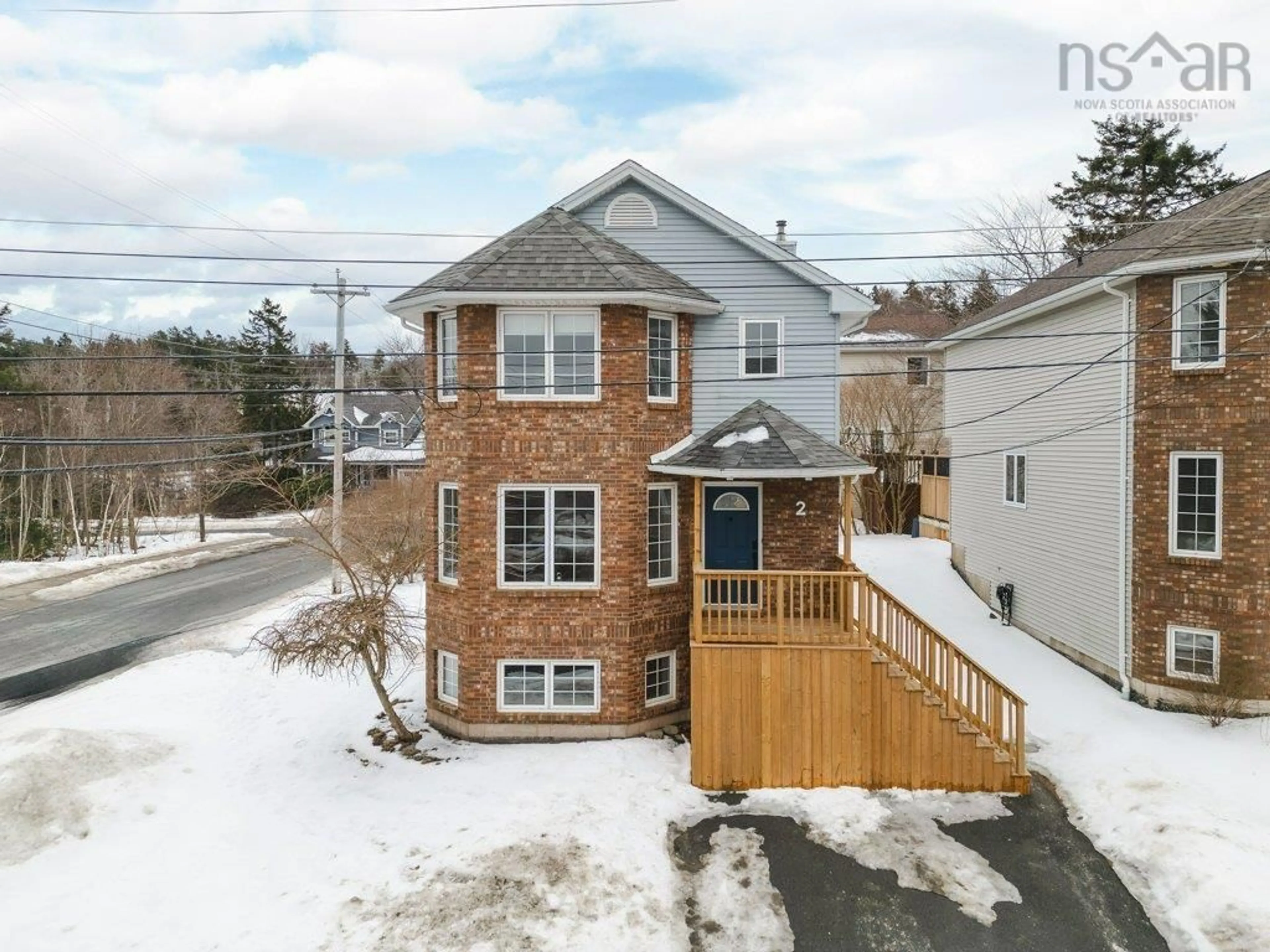 A pic from outside/outdoor area/front of a property/back of a property/a pic from drone, street for 2 Christie Crt, Bedford Nova Scotia B4A 4C4