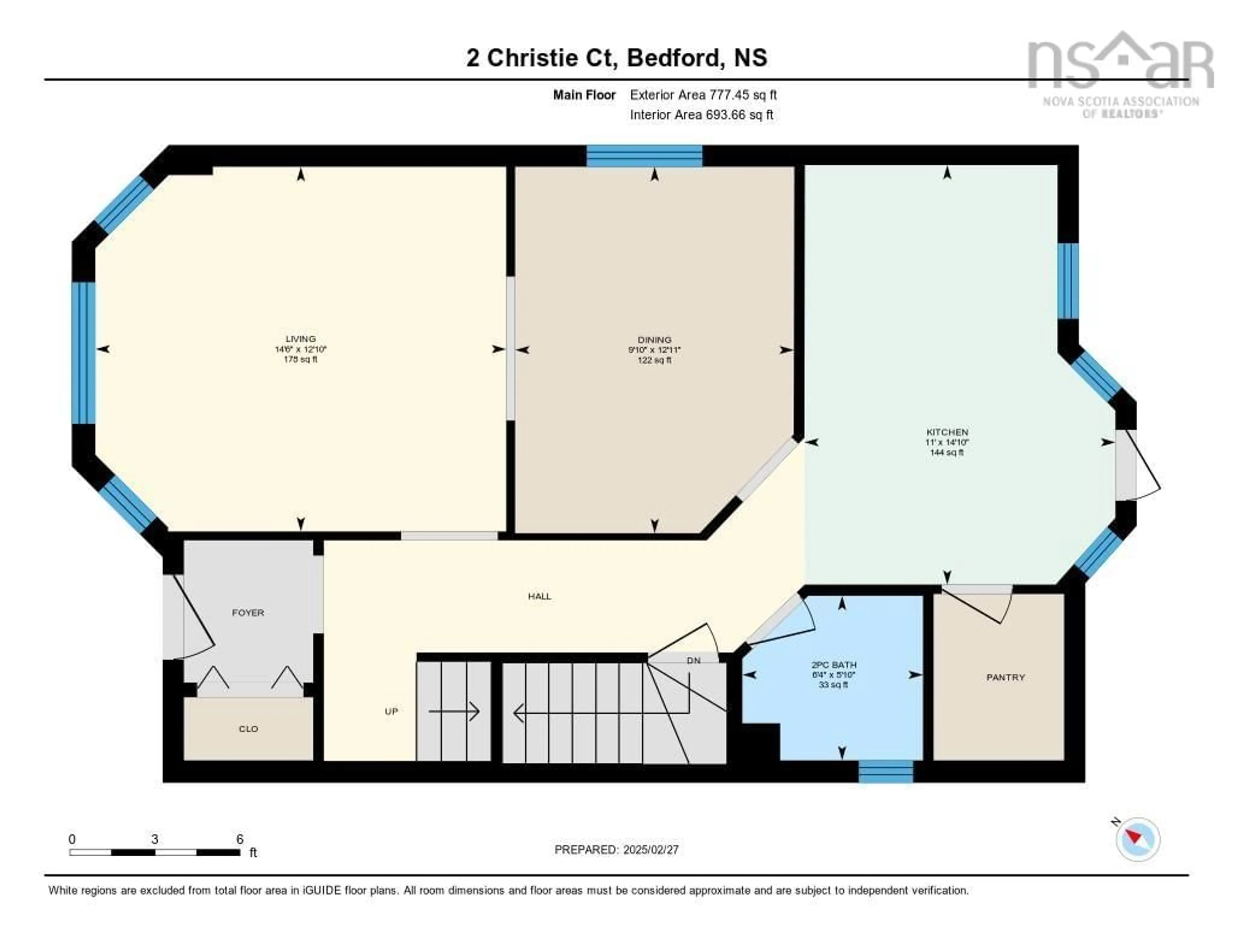 Floor plan for 2 Christie Crt, Bedford Nova Scotia B4A 4C4