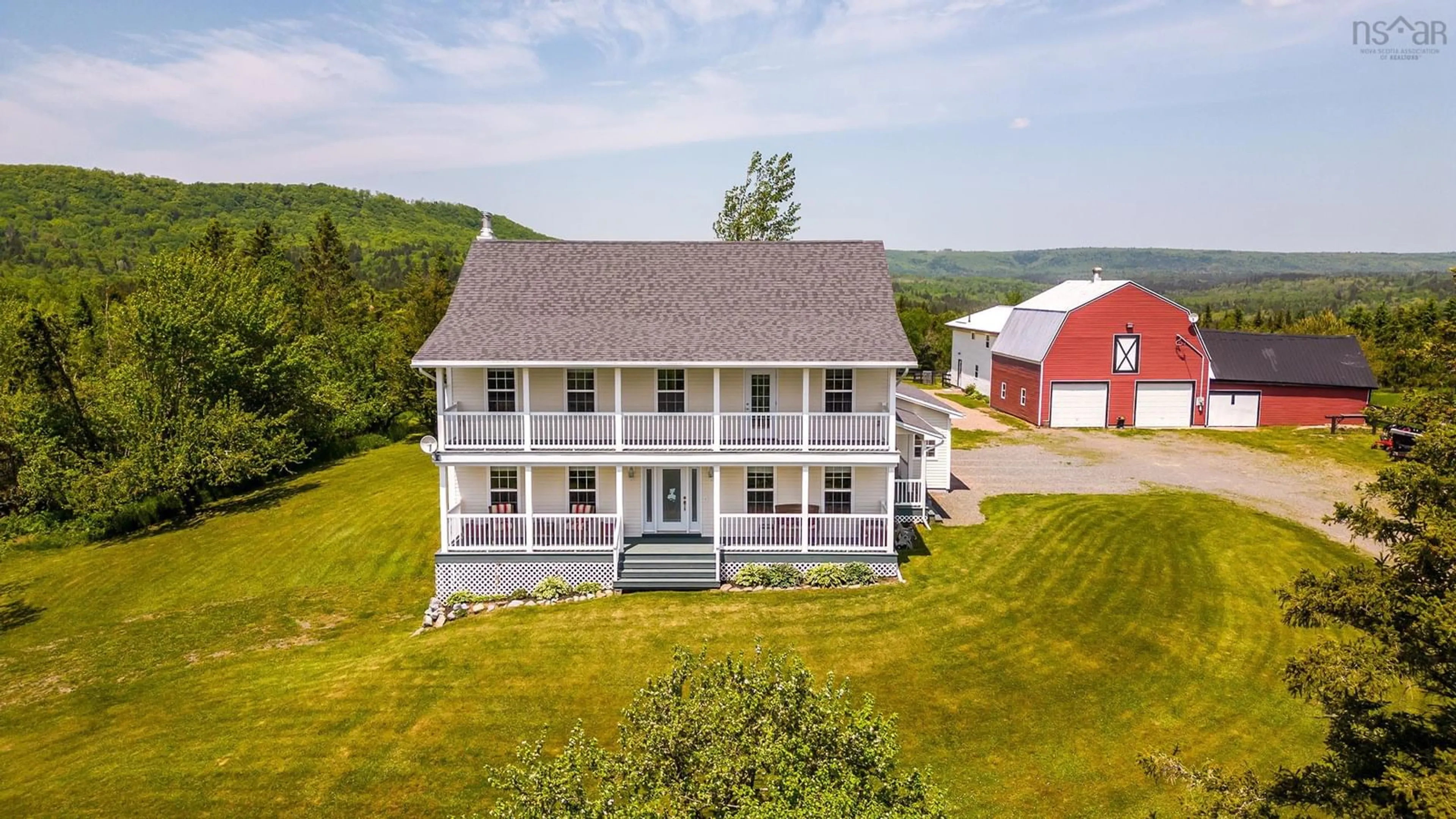 A pic from outside/outdoor area/front of a property/back of a property/a pic from drone, water/lake/river/ocean view for 2569 Glooscap Trail Hwy, Carrs Brook Nova Scotia B0M 1B0