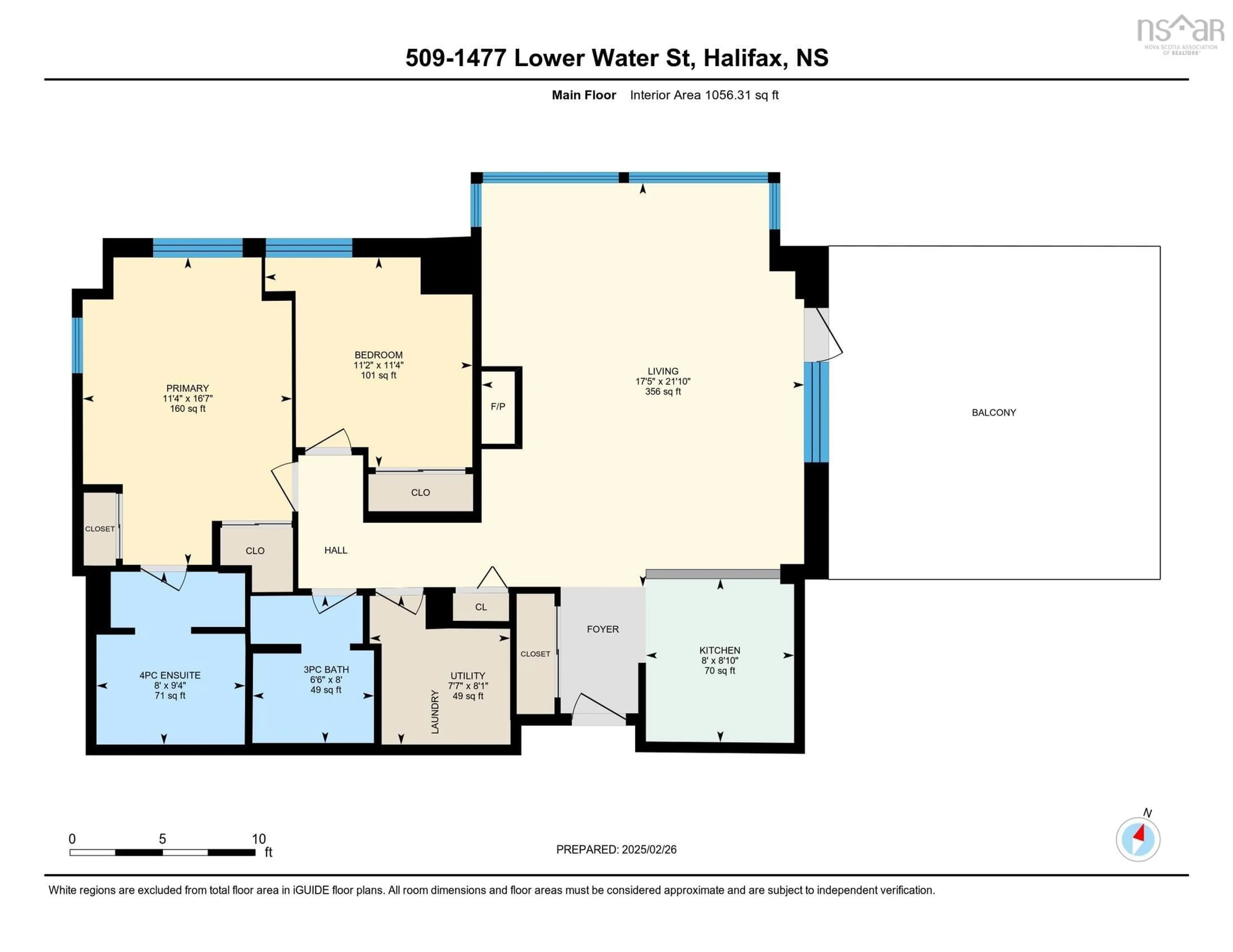 Floor plan for 1477 Lower Water St #509, Halifax Nova Scotia B3J 3Z4