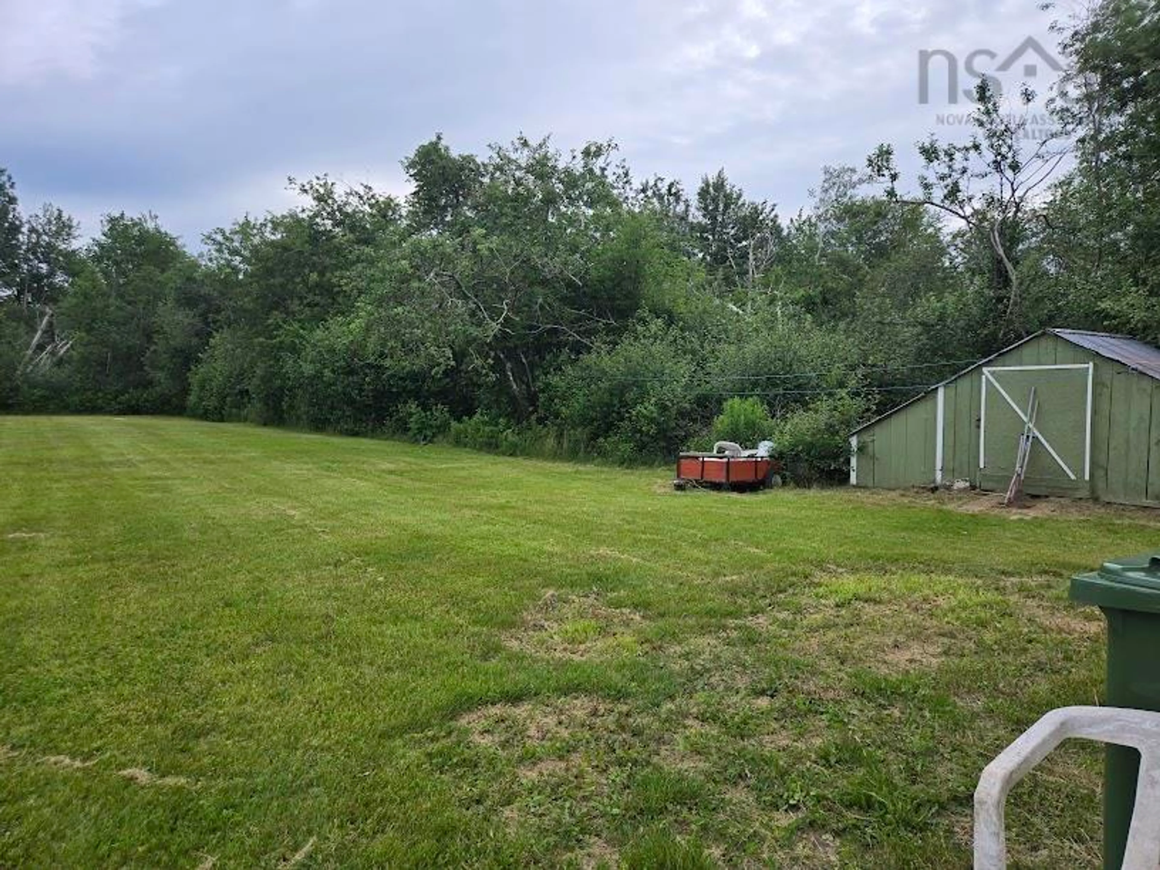 A pic from outside/outdoor area/front of a property/back of a property/a pic from drone, forest/trees view for 692 Brook Rd, Welsford Nova Scotia B0K 1N0