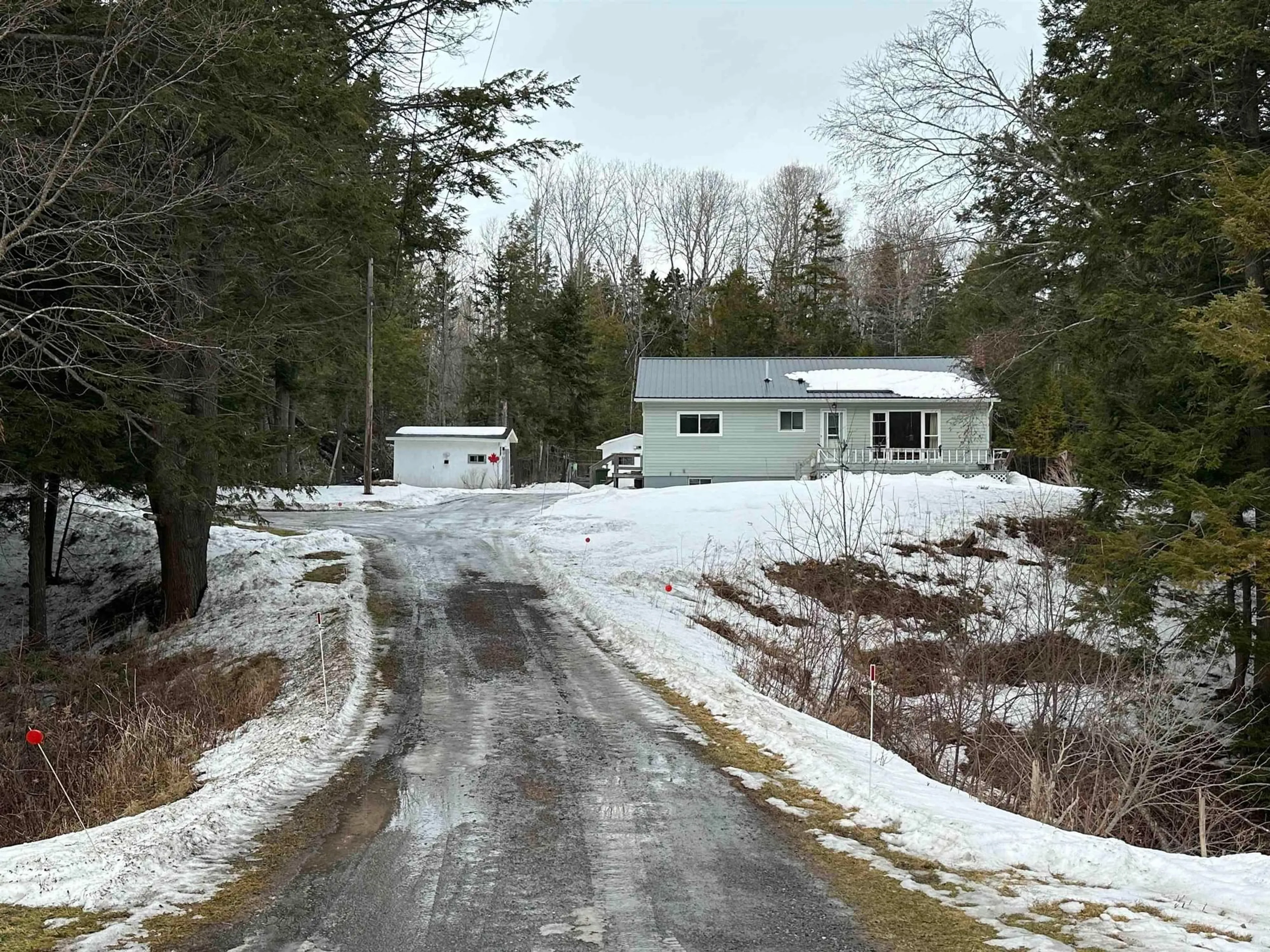 A pic from outside/outdoor area/front of a property/back of a property/a pic from drone, street for 3835 Little Harbour Rd, Frasers Mountain Nova Scotia B2H 5C4