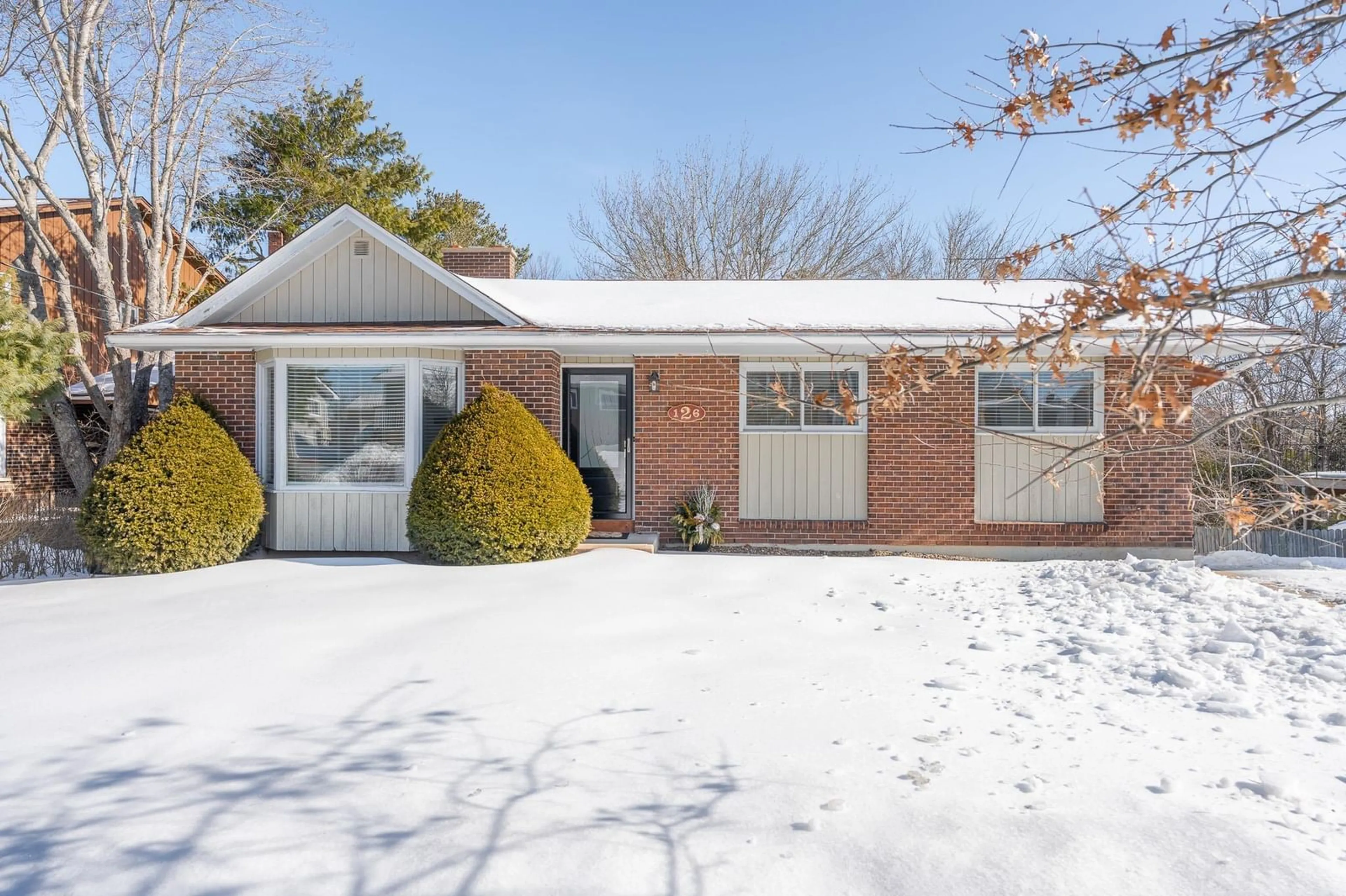 Home with brick exterior material, street for 126 Johnson Cres, Lower Sackville Nova Scotia B4C 3A5