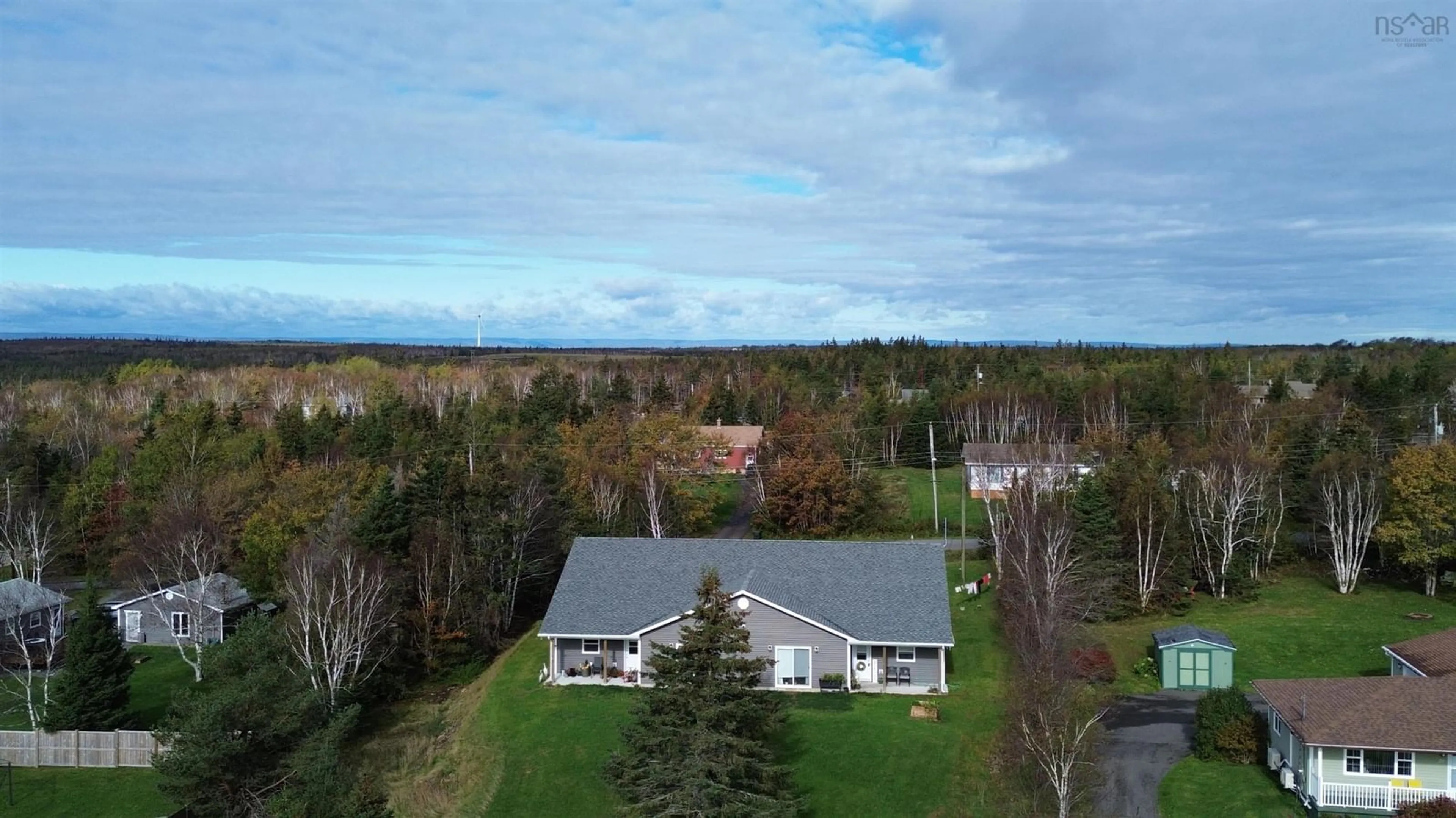 A pic from outside/outdoor area/front of a property/back of a property/a pic from drone, unknown for 16-18 Hillview Dr, River Ryan Nova Scotia B1H 5R2