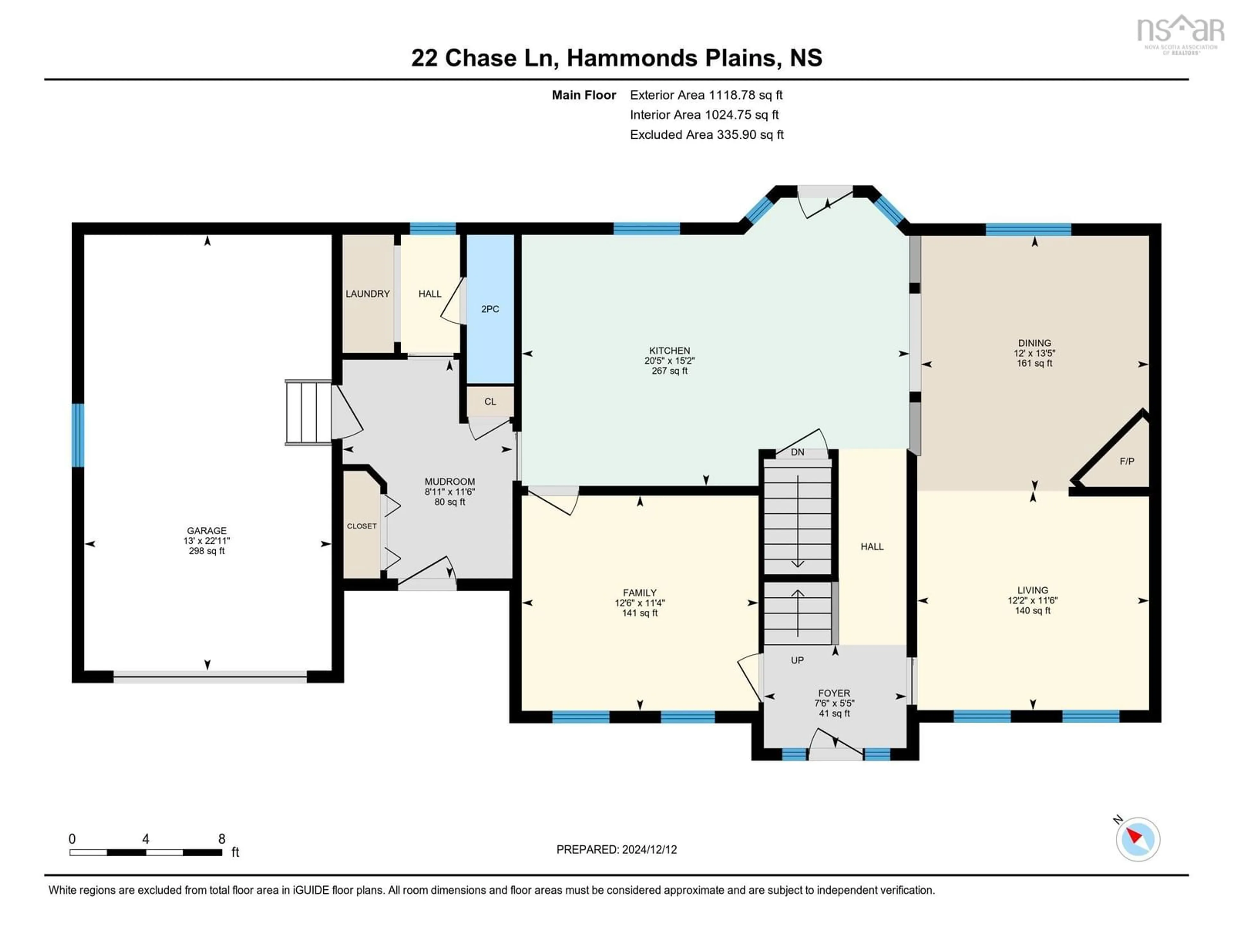 Floor plan for 22 Chase Lane, Hammonds Plains Nova Scotia B4B 1M9