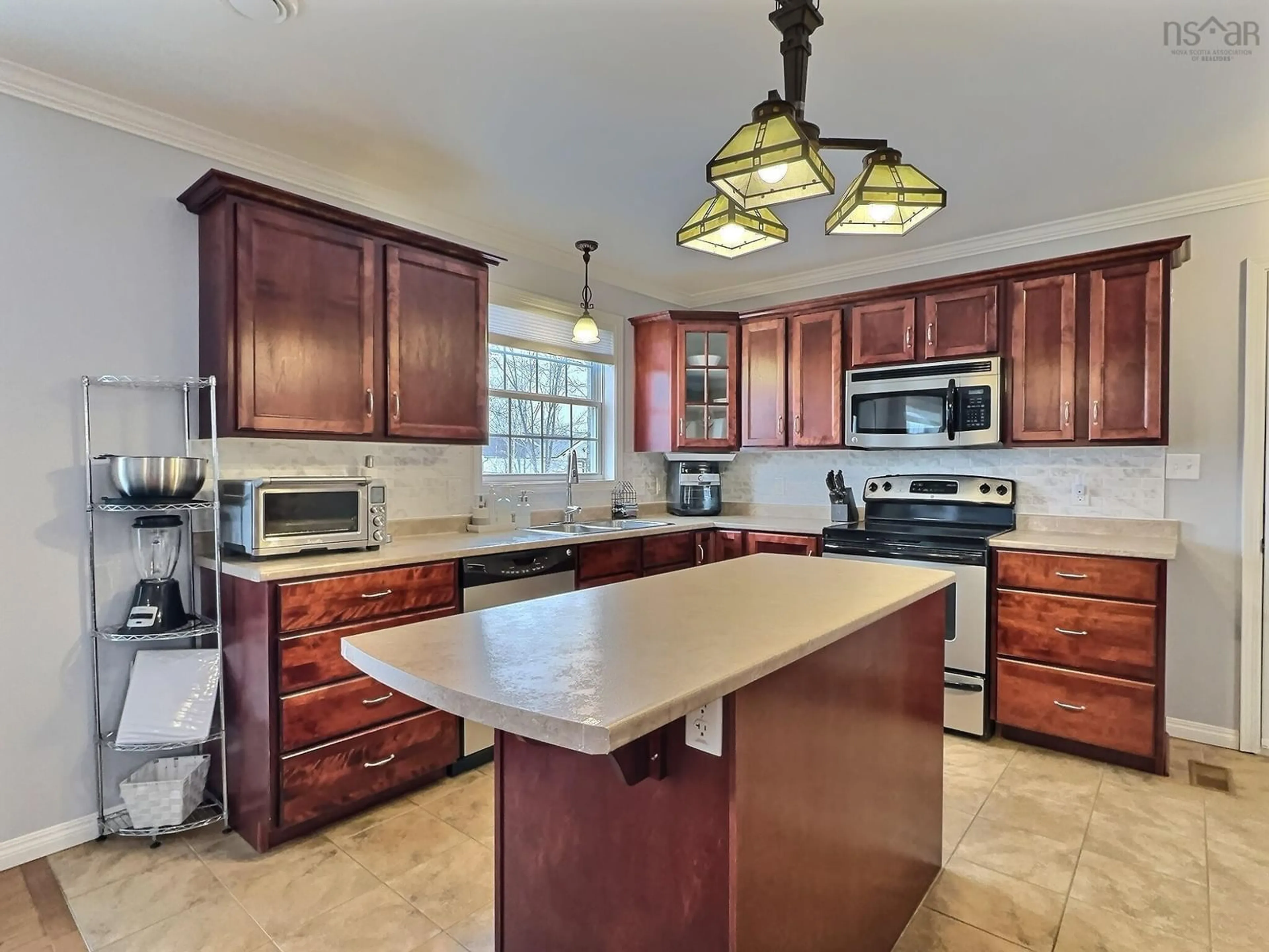 Open concept kitchen, ceramic/tile floor for 31 Wexford Dr, Valley Nova Scotia B6L 0A9