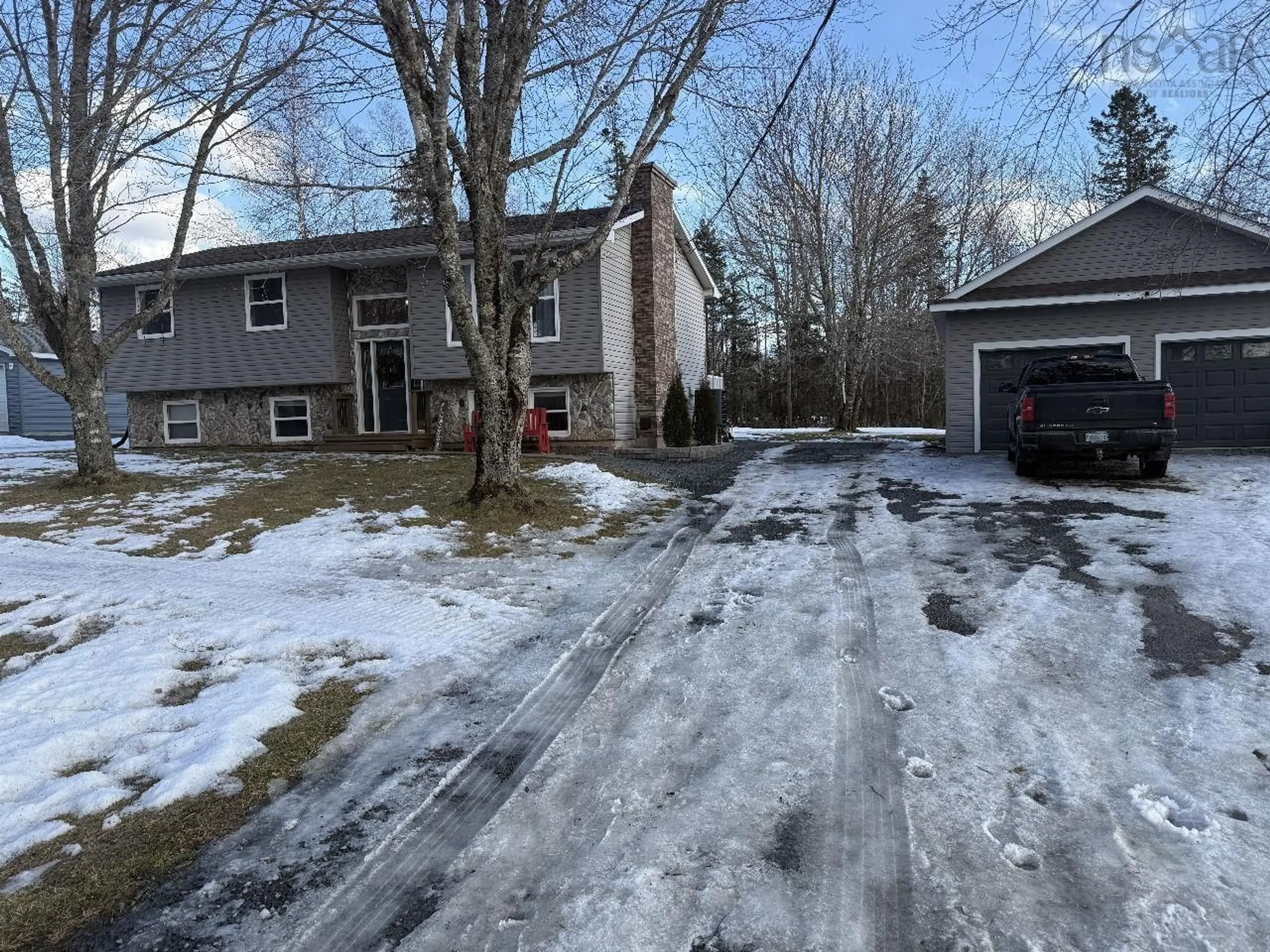 A pic from outside/outdoor area/front of a property/back of a property/a pic from drone, street for 7 Belnan Ave, Belnan Nova Scotia B2S 2N7