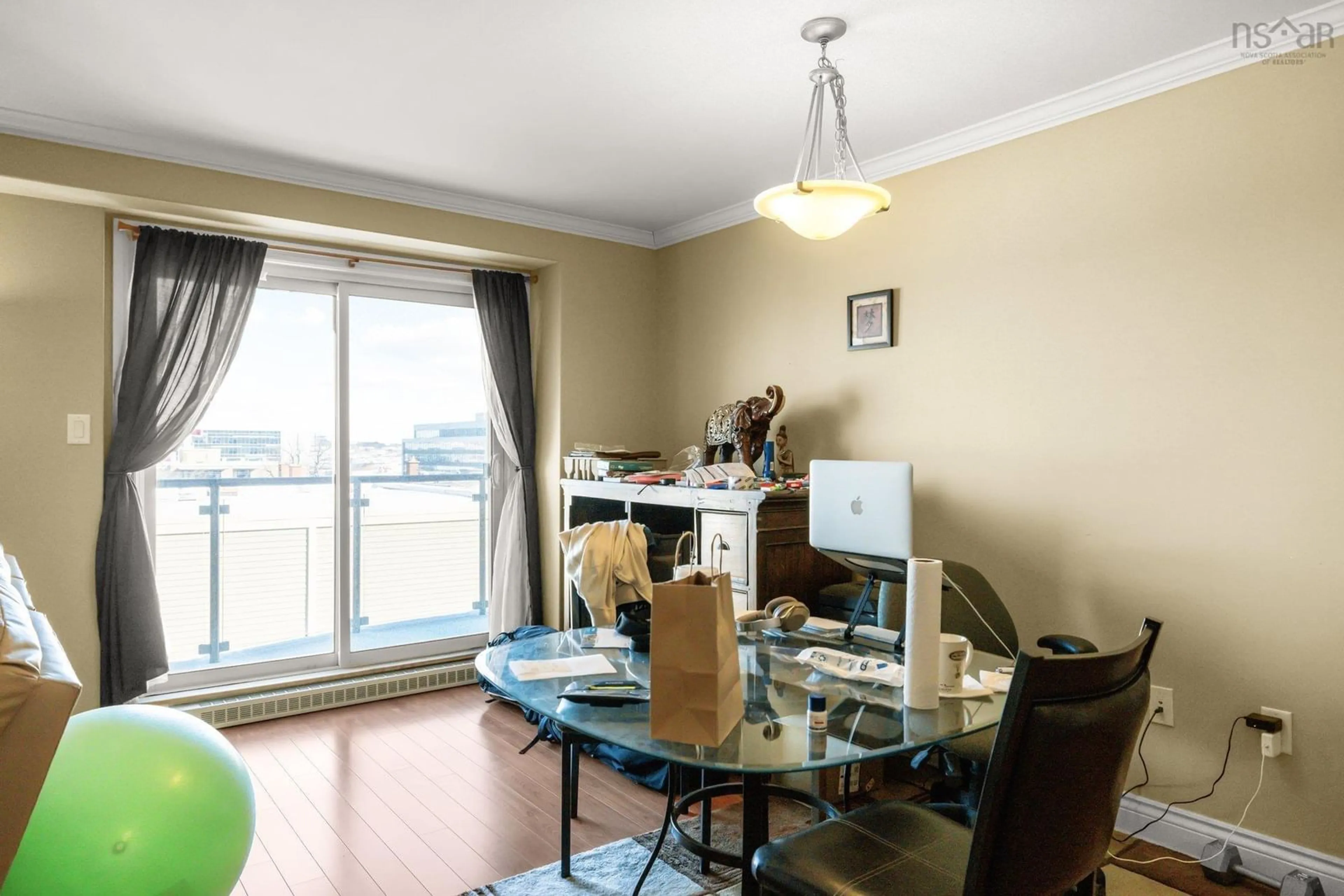 Dining room, wood/laminate floor for 404 5234 Morris St, Halifax Peninsula Nova Scotia B3J 0A3