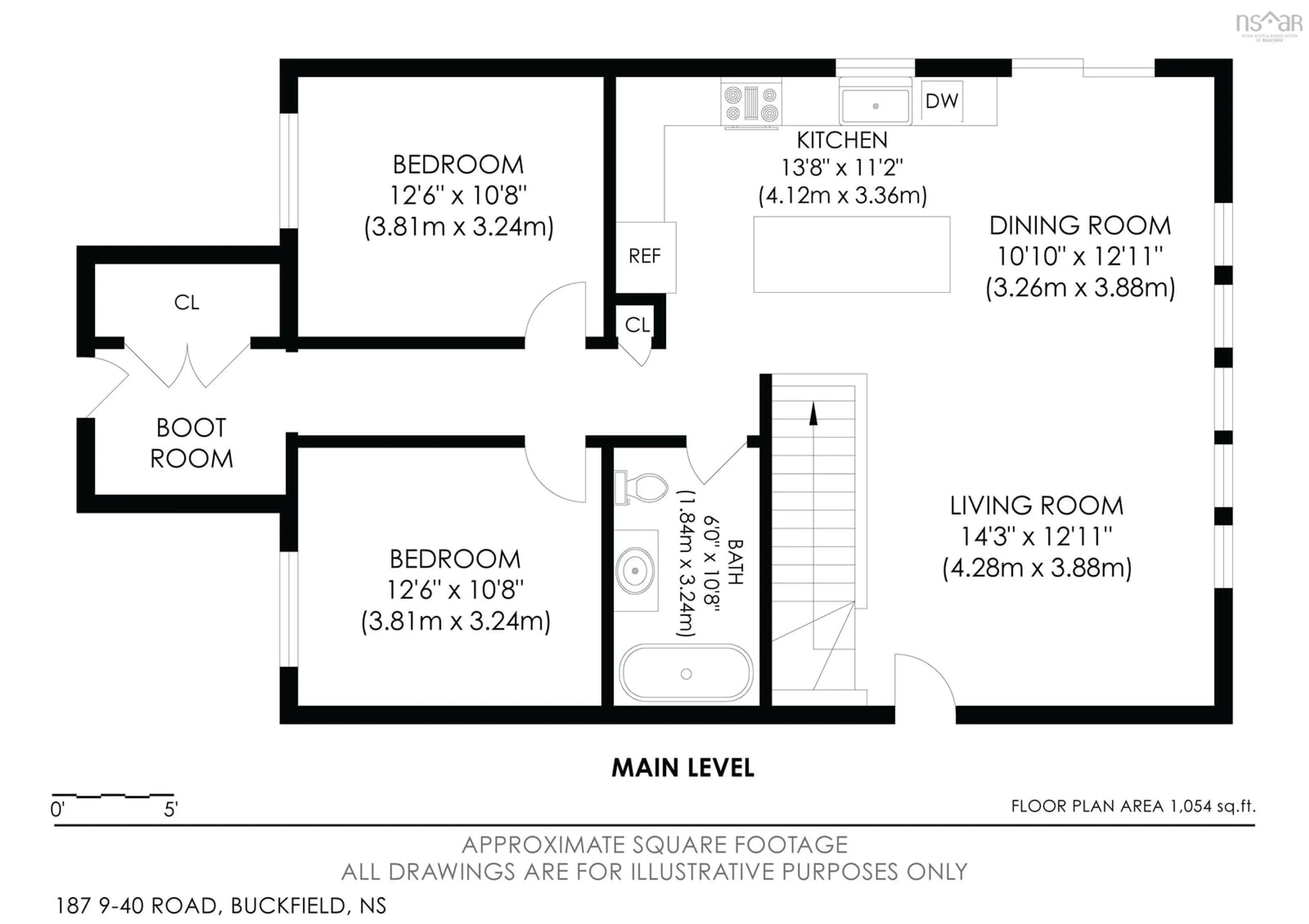 Floor plan for 187 9-40 Rd, Buckfield Nova Scotia B0T 1E0