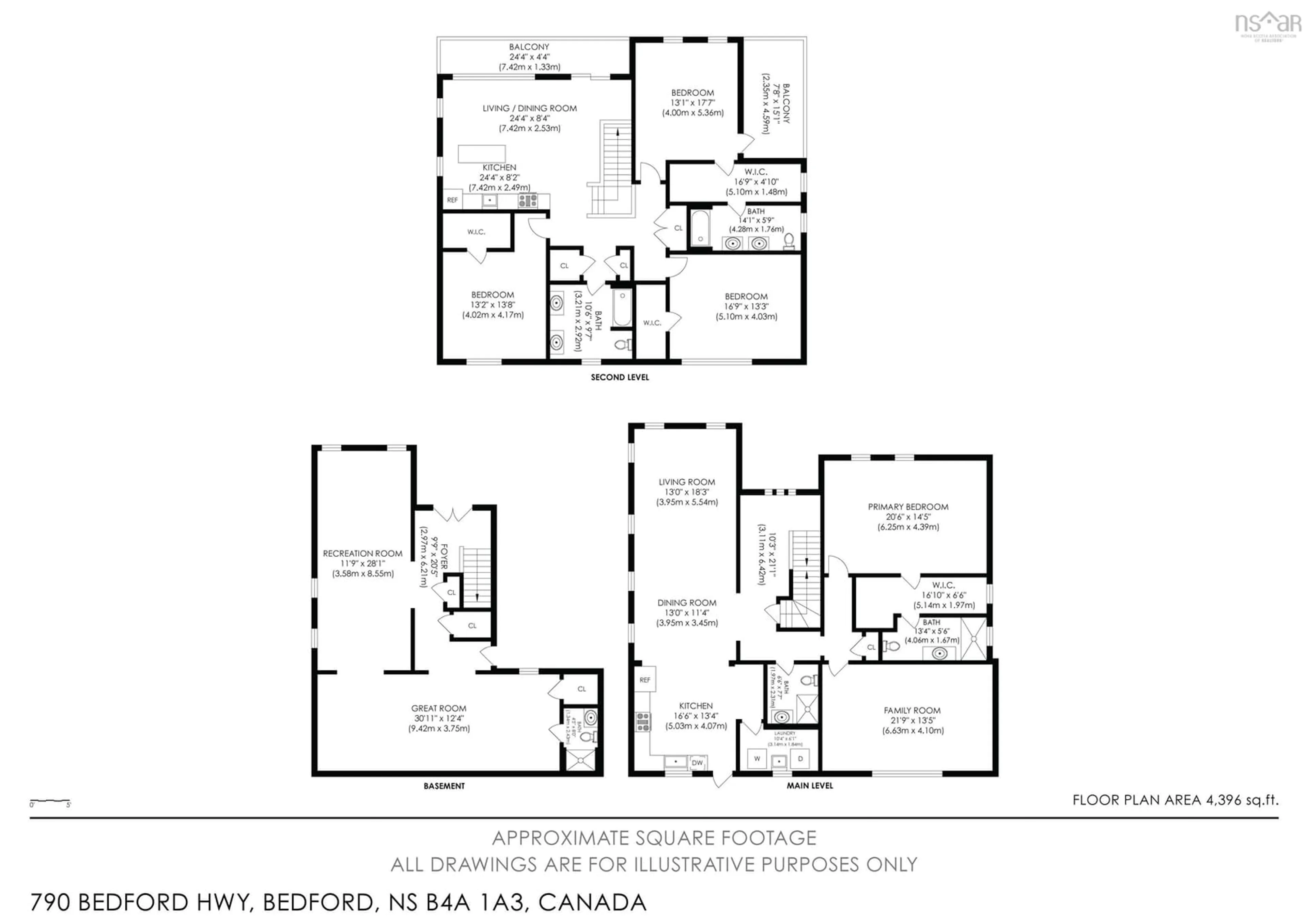 Floor plan for 790 Bedford Hwy, Bedford Nova Scotia B4A 1A3