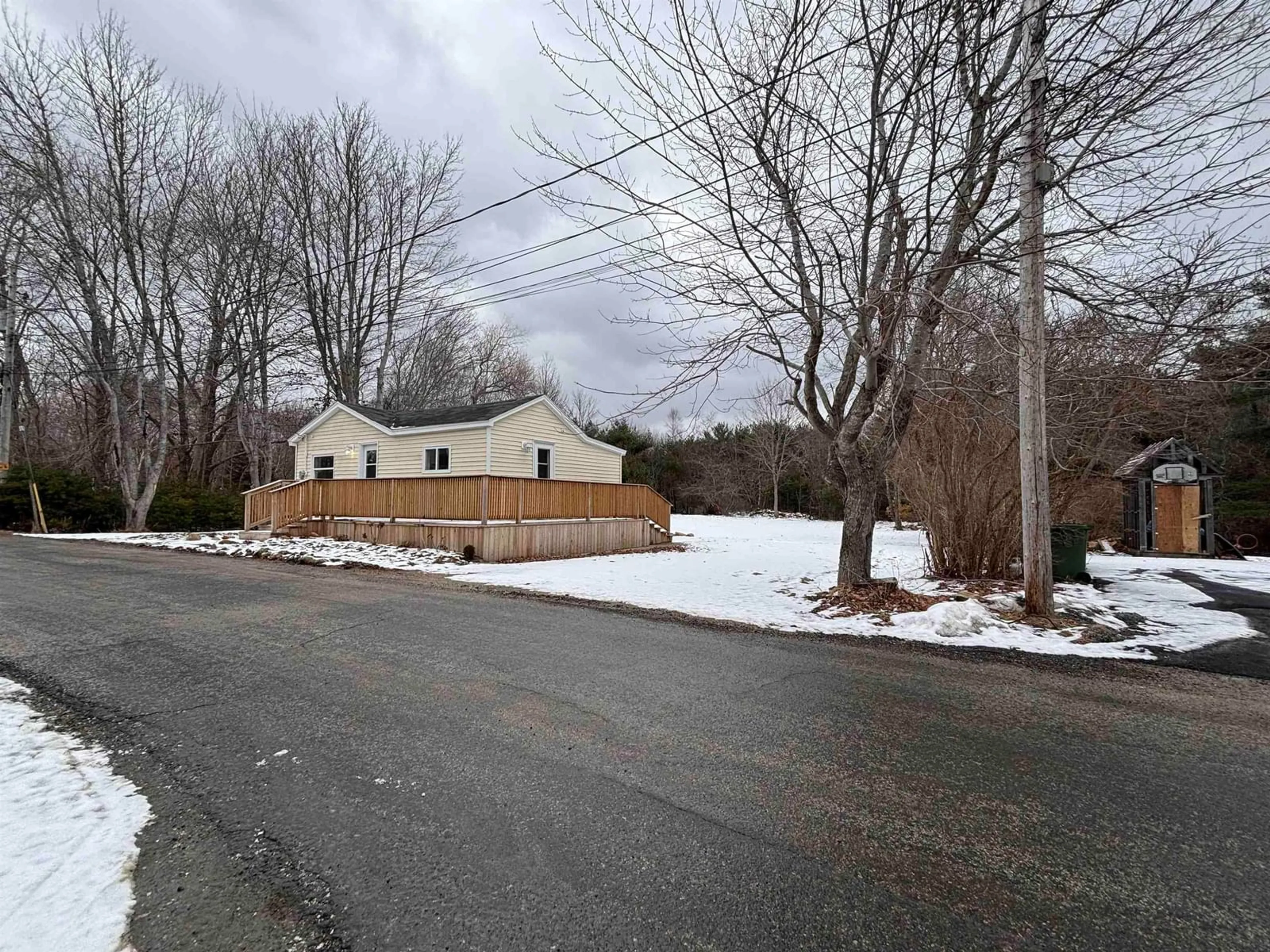 A pic from outside/outdoor area/front of a property/back of a property/a pic from drone, street for 37 Franks Lane, Bridgewater Nova Scotia B4V 2R9