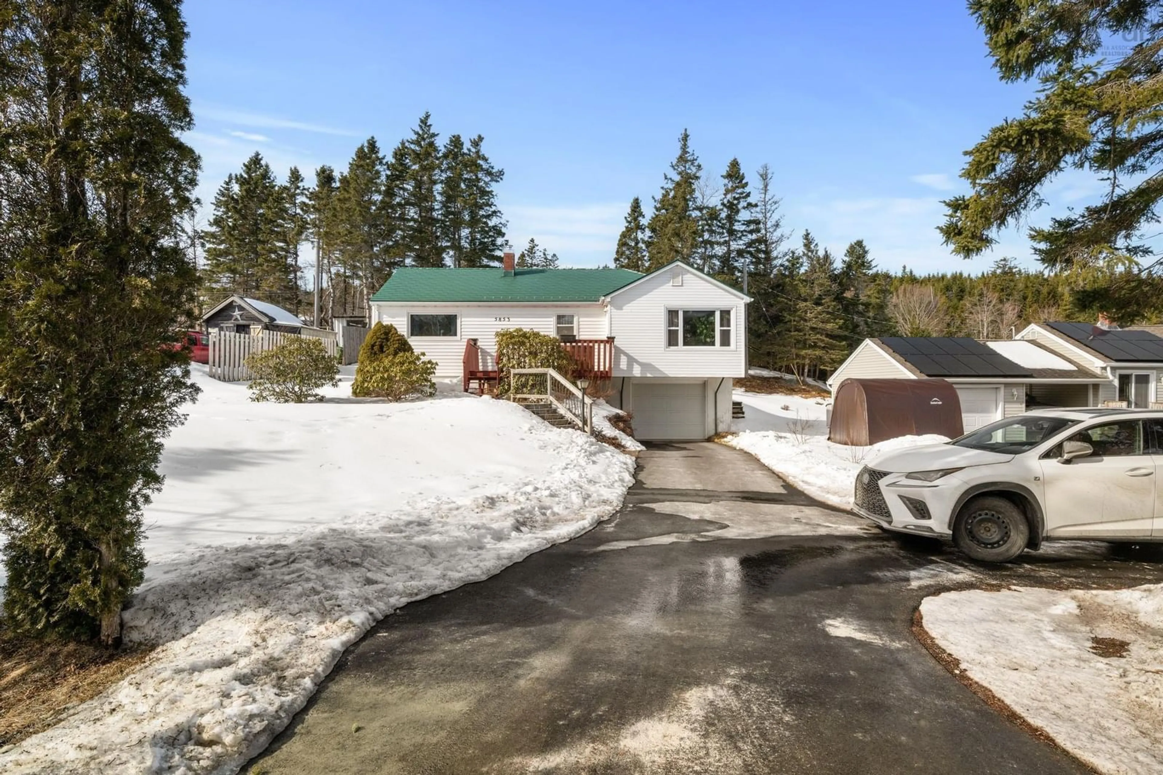 A pic from outside/outdoor area/front of a property/back of a property/a pic from drone, mountain view for 5853 Highway 7, Head Of Chezzetcook Nova Scotia B0J 2L0