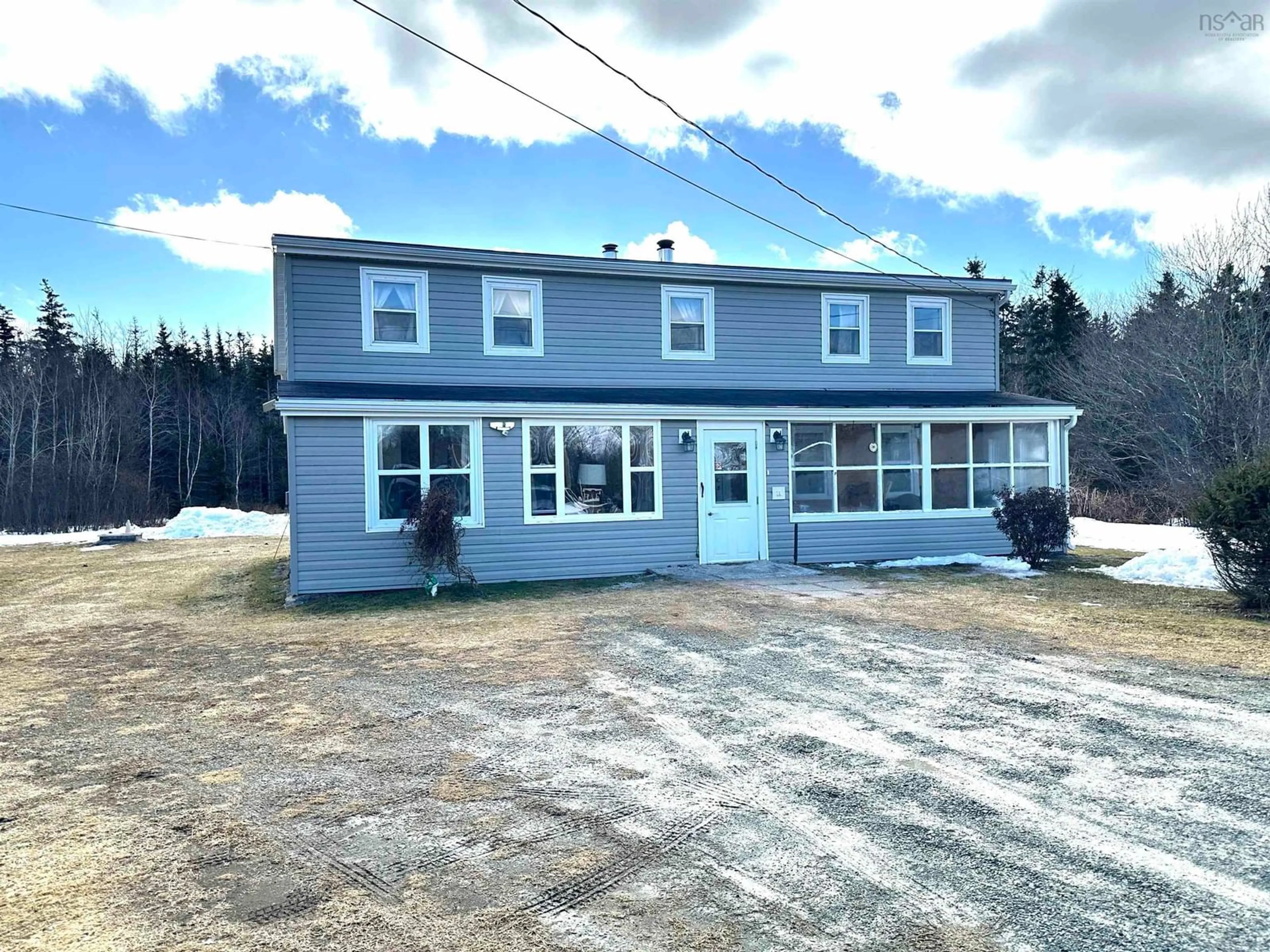 A pic from outside/outdoor area/front of a property/back of a property/a pic from drone, building for 376 Shore Rd, Mersey Point Nova Scotia B0T 1K0