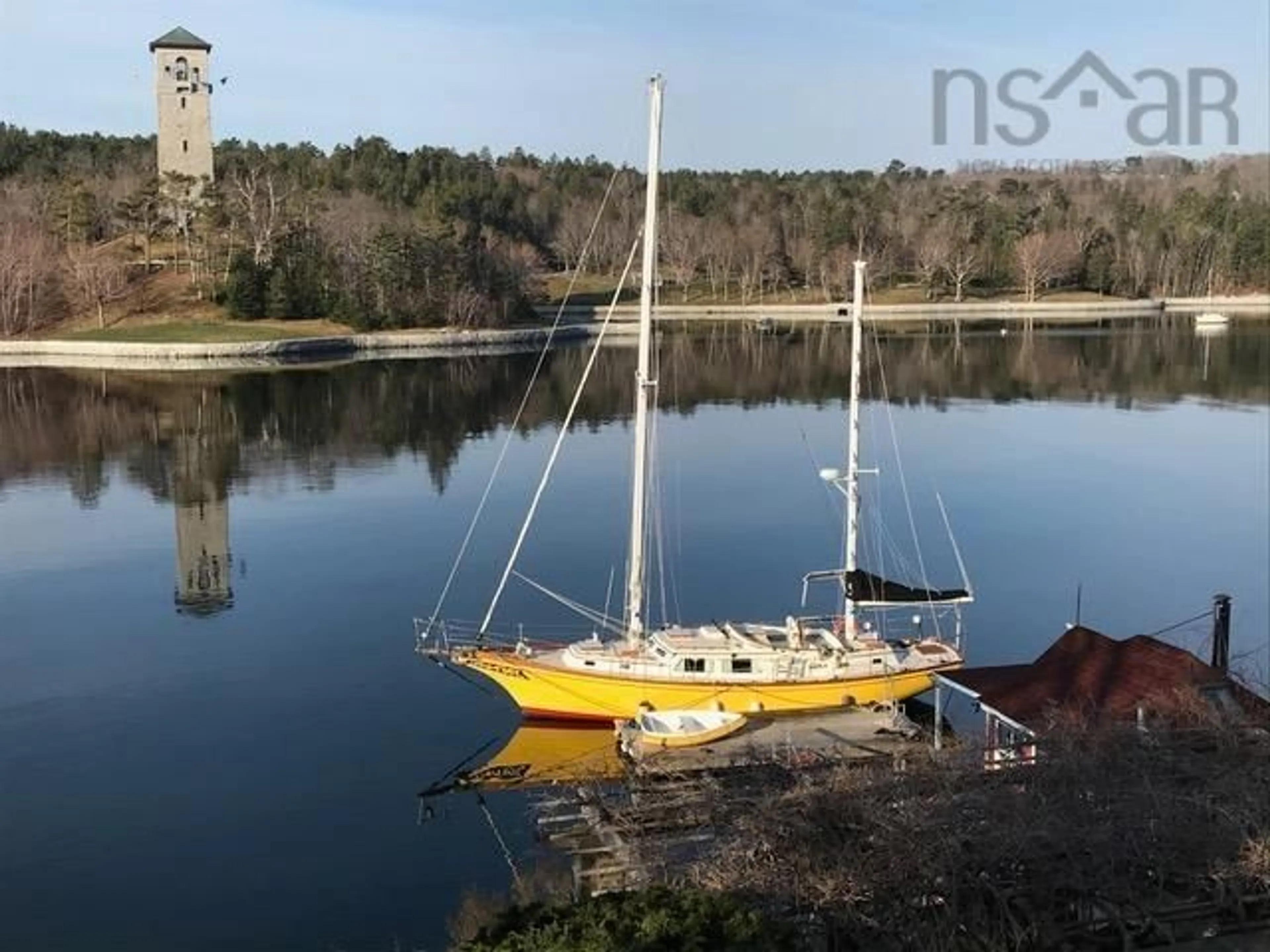 A pic from outside/outdoor area/front of a property/back of a property/a pic from drone, water/lake/river/ocean view for 1126 Rockcliffe St, Halifax Nova Scotia B3H 3Y6