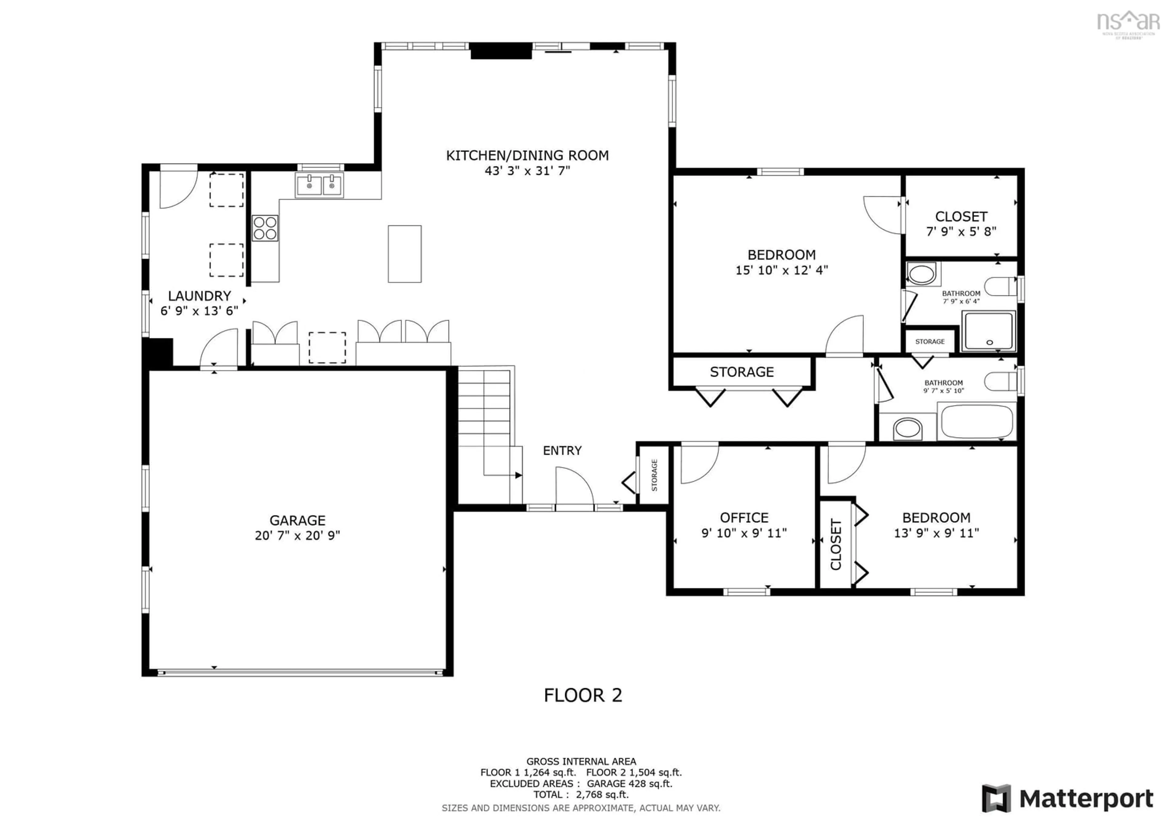 Floor plan for 9 Forest Glen Crt, Amherst Nova Scotia B4H 4T5