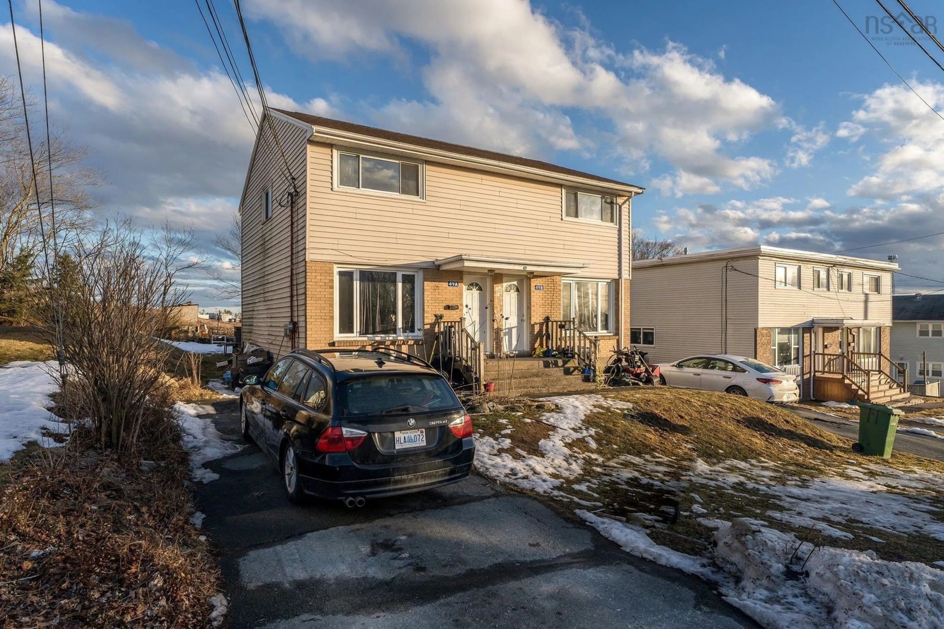 A pic from outside/outdoor area/front of a property/back of a property/a pic from drone, street for 49 A&B Lynn Dr, Dartmouth Nova Scotia B2Y 3V8