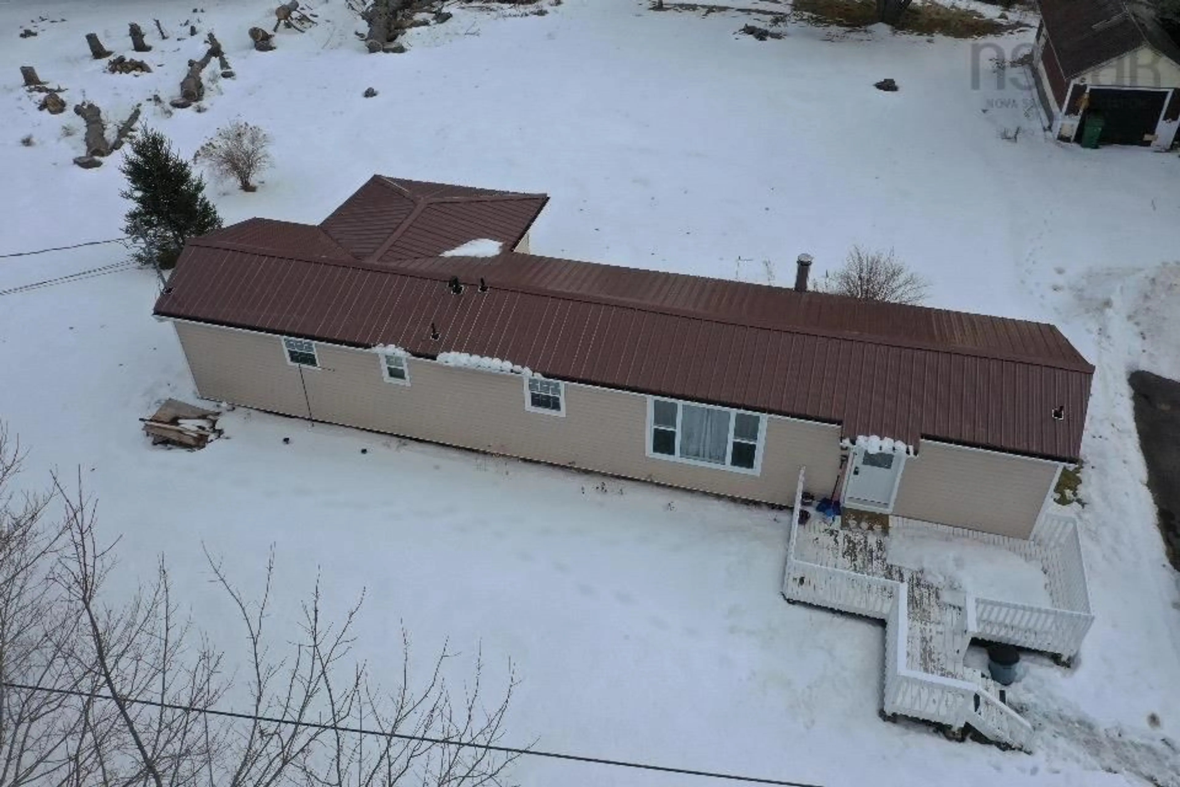 A pic from outside/outdoor area/front of a property/back of a property/a pic from drone, building for 4 Taggart Rd, Great Village Nova Scotia B0M 1L0