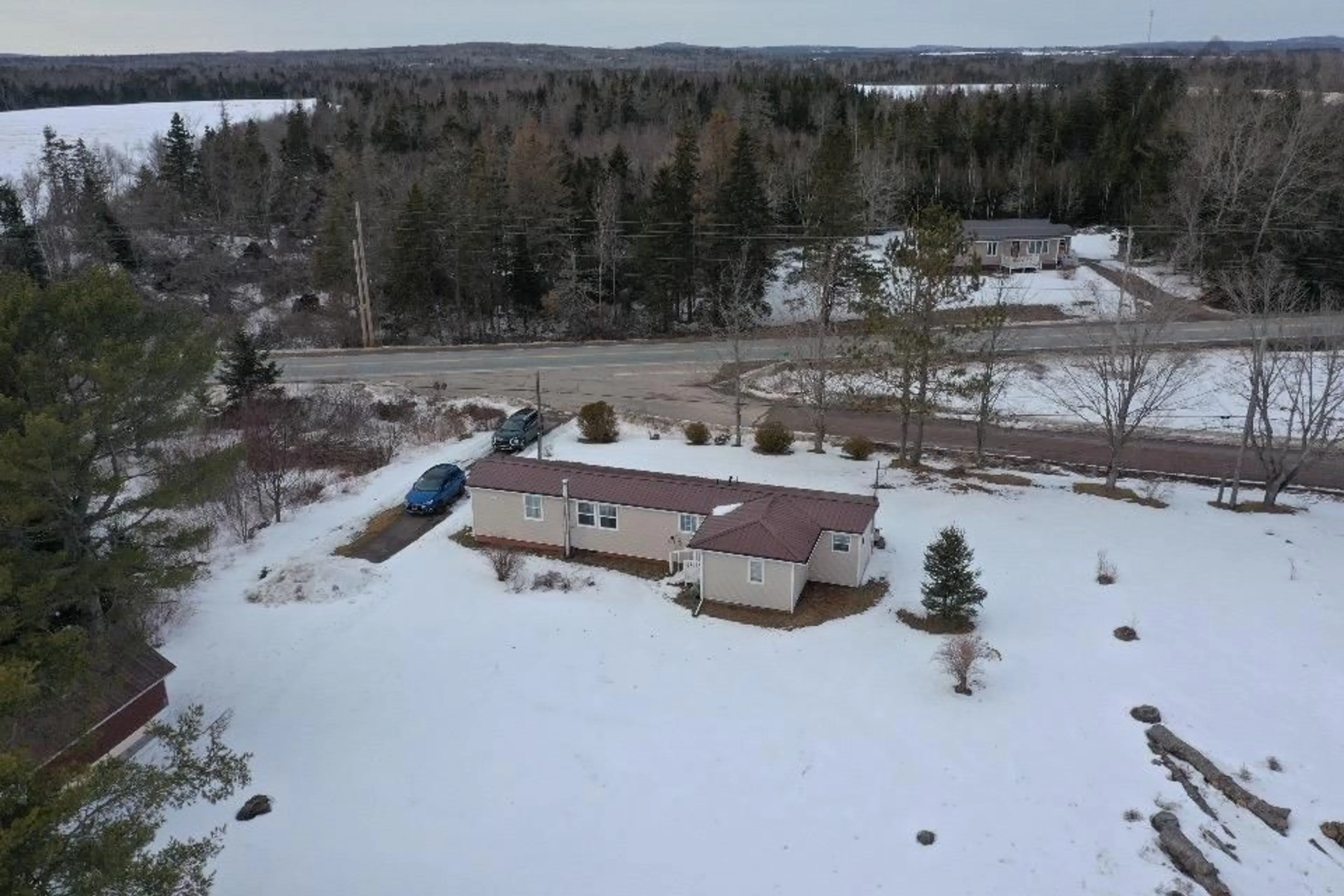 A pic from outside/outdoor area/front of a property/back of a property/a pic from drone, water/lake/river/ocean view for 4 Taggart Rd, Great Village Nova Scotia B0M 1L0