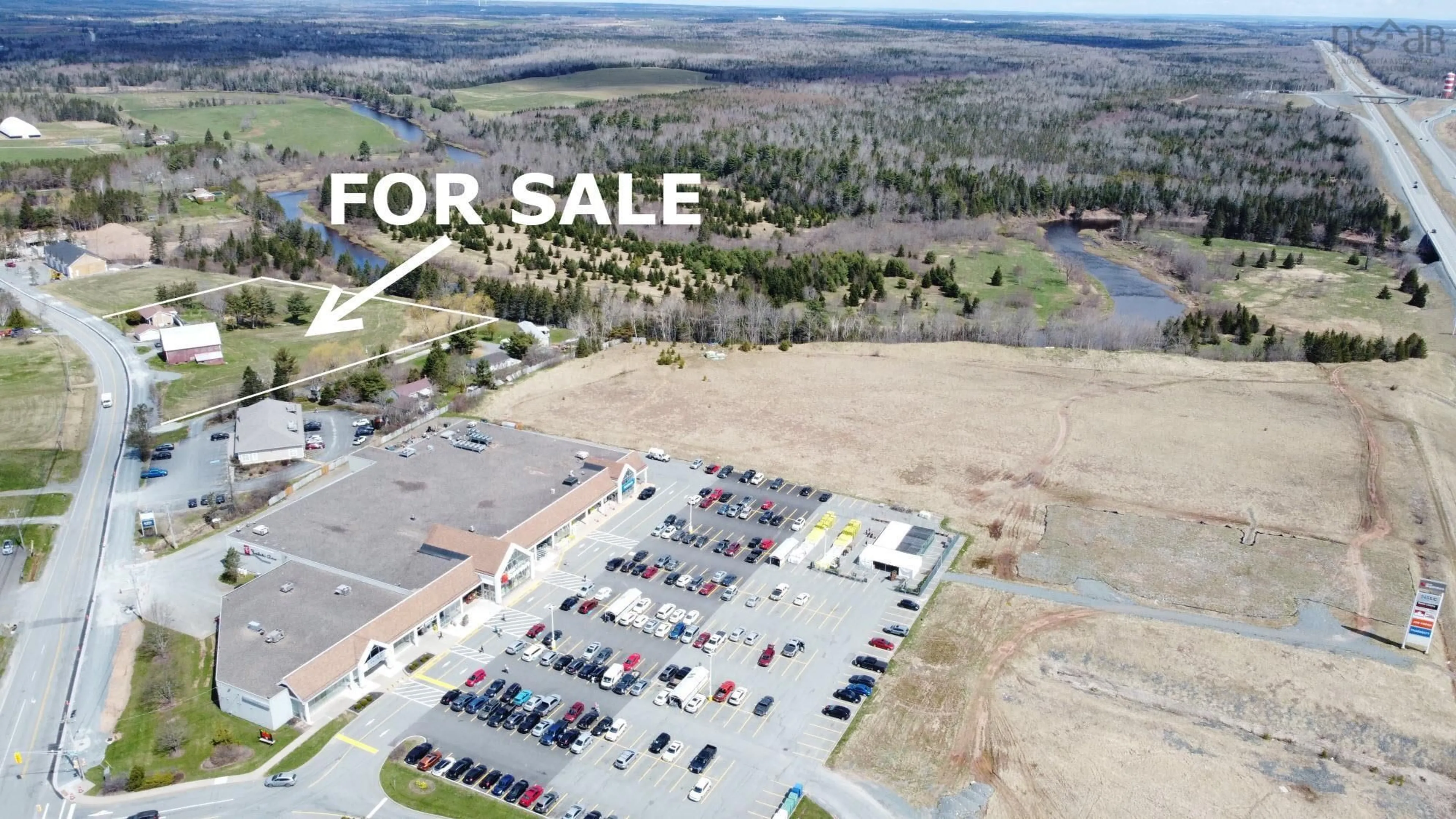 A pic from outside/outdoor area/front of a property/back of a property/a pic from drone, unknown for 373 214 Hwy, Elmsdale Nova Scotia B2S 2L8