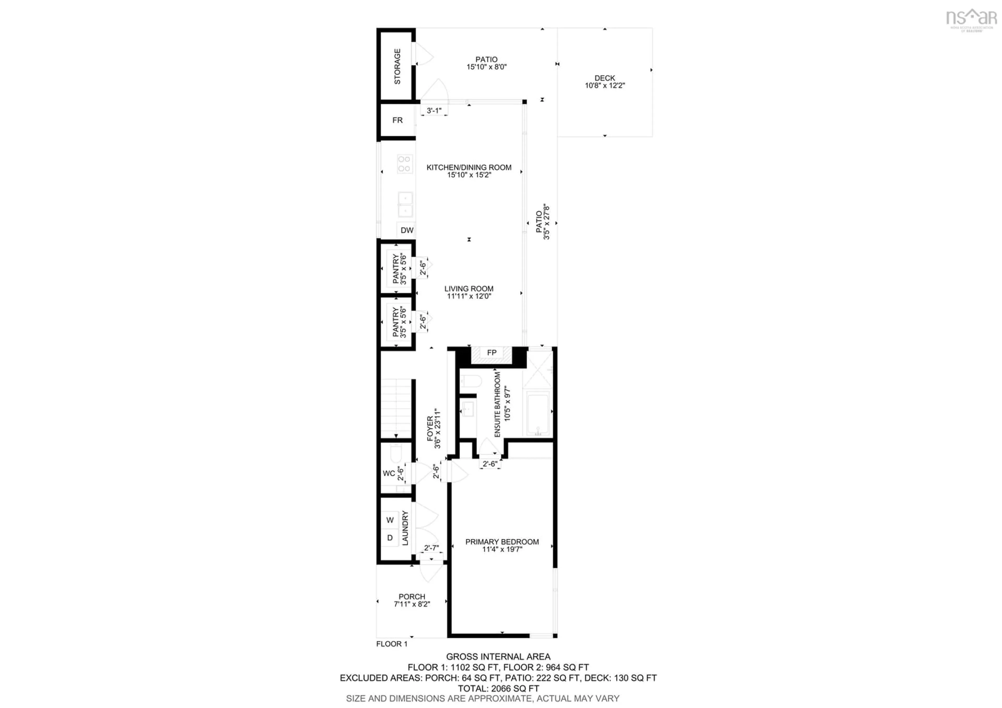 Floor plan for 58 Pierce Point Rd, Western Head Nova Scotia B0T 1K0