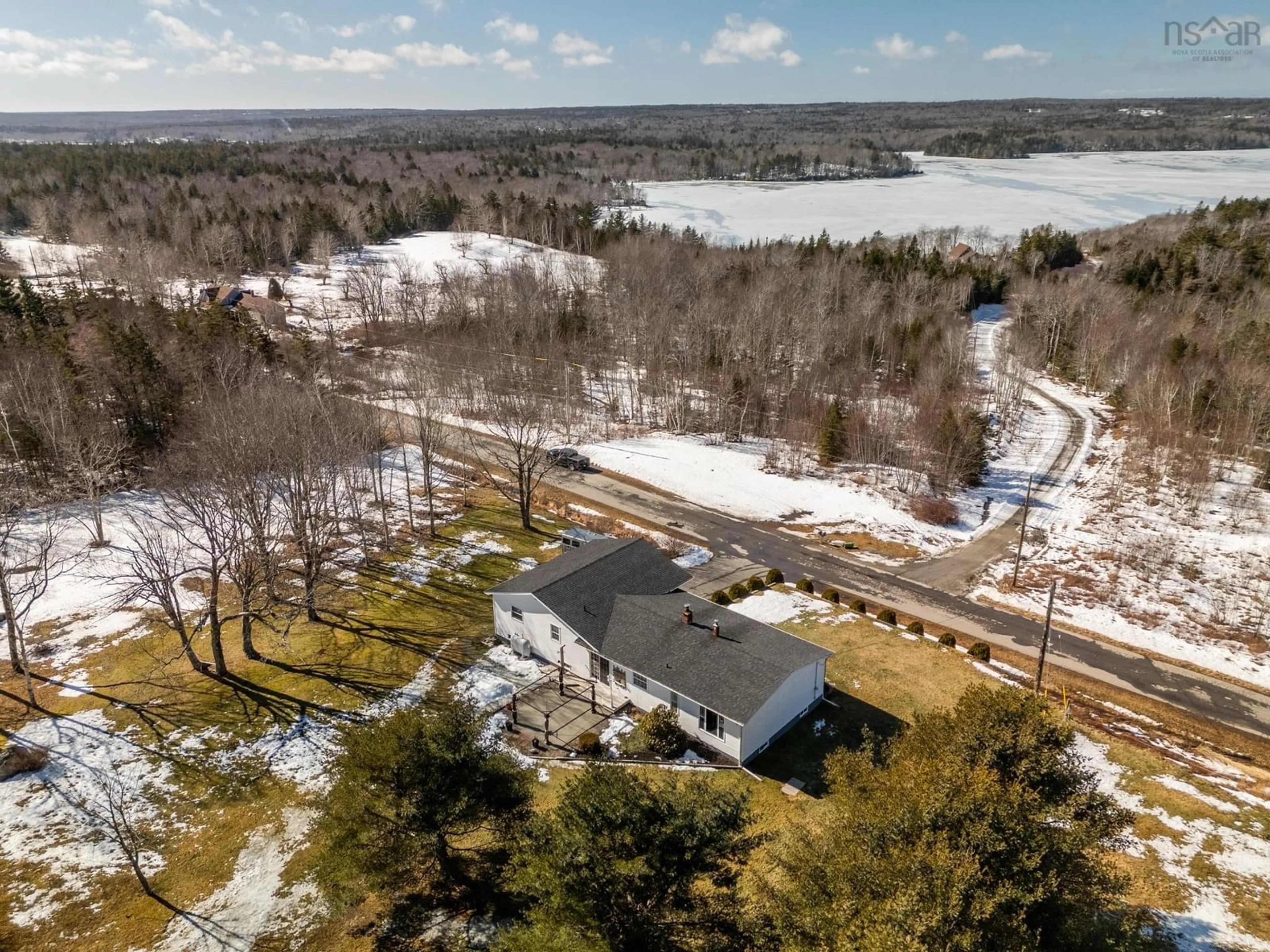 A pic from outside/outdoor area/front of a property/back of a property/a pic from drone, water/lake/river/ocean view for 256 Killam Rd, Deerfield Nova Scotia B5A 5N8