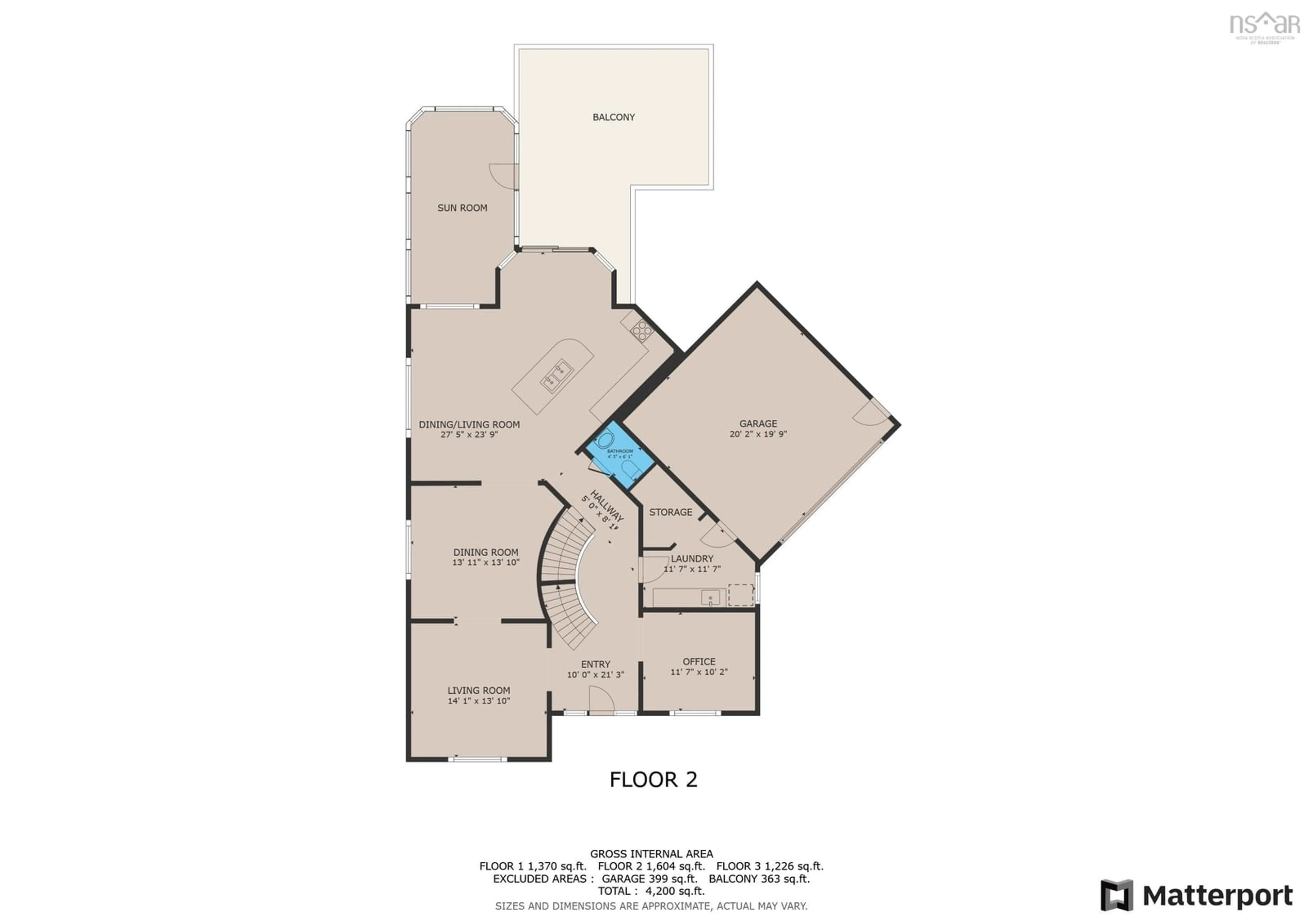 Floor plan for 259 High Rd, Fall River Nova Scotia B2T 1M8