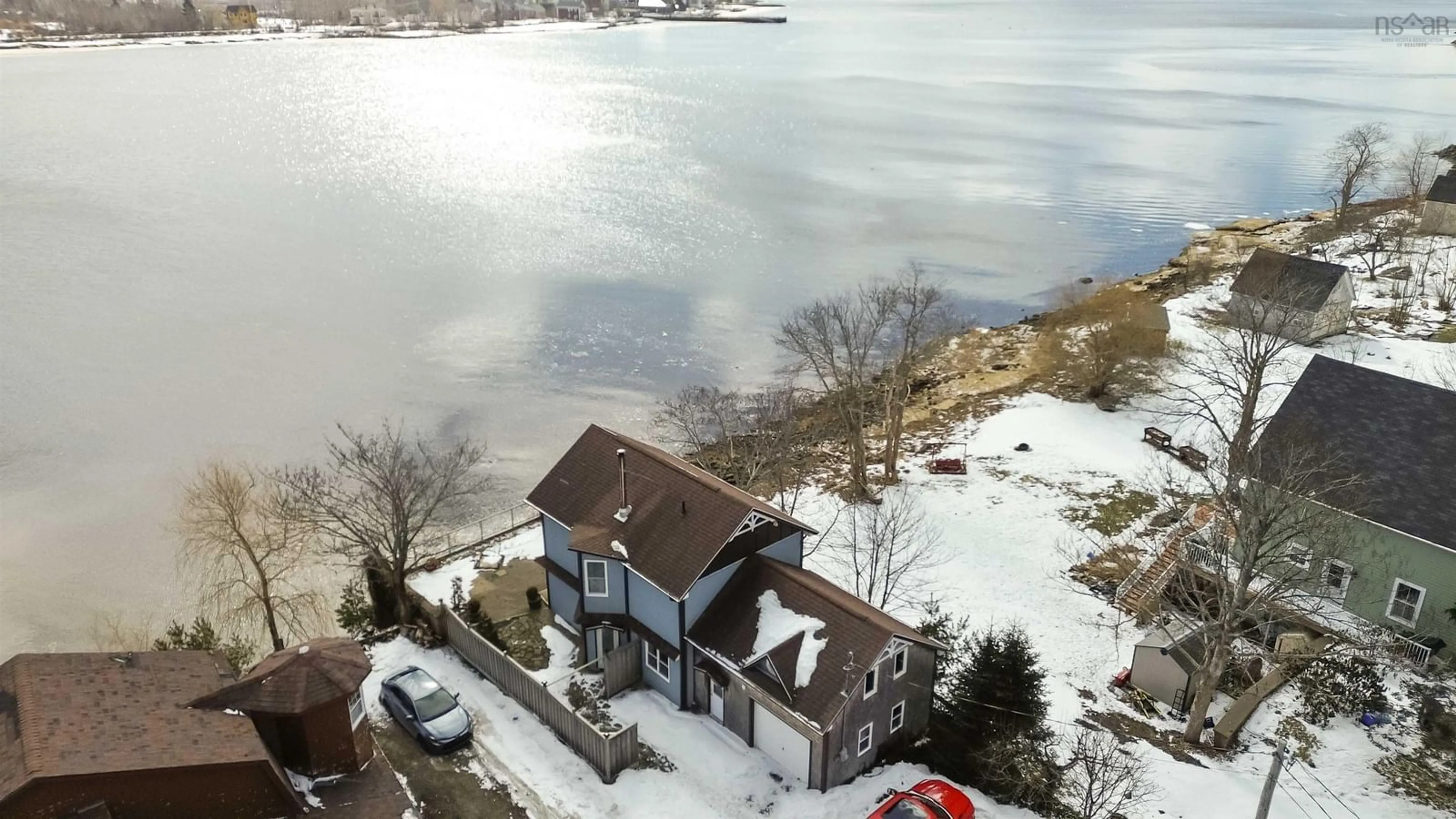 A pic from outside/outdoor area/front of a property/back of a property/a pic from drone, water/lake/river/ocean view for 5438 Granville Rd, Granville Ferry Nova Scotia B0S 1K0