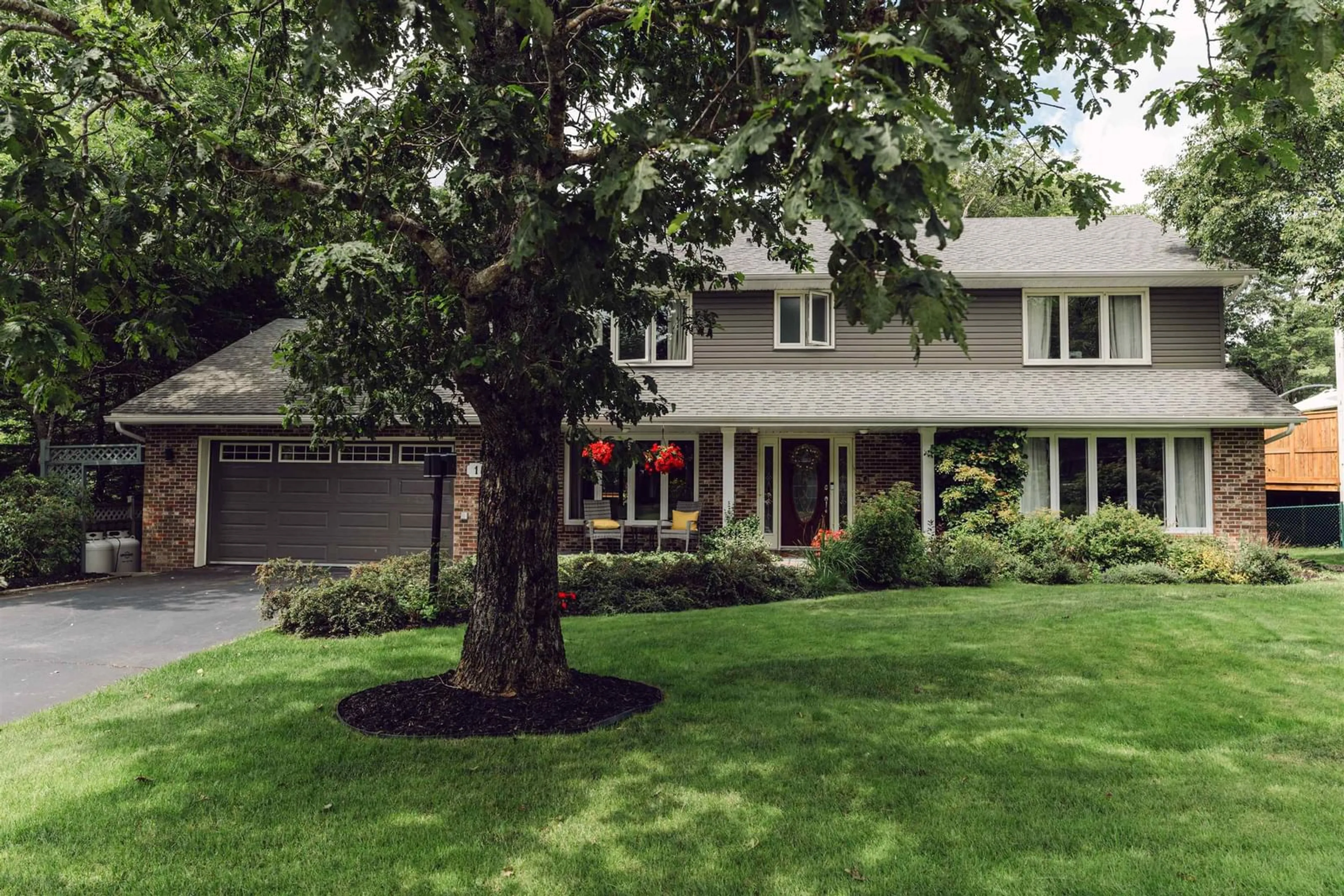 Home with brick exterior material, street for 158 Eaglewood Dr, Bedford Nova Scotia B4A 3B2