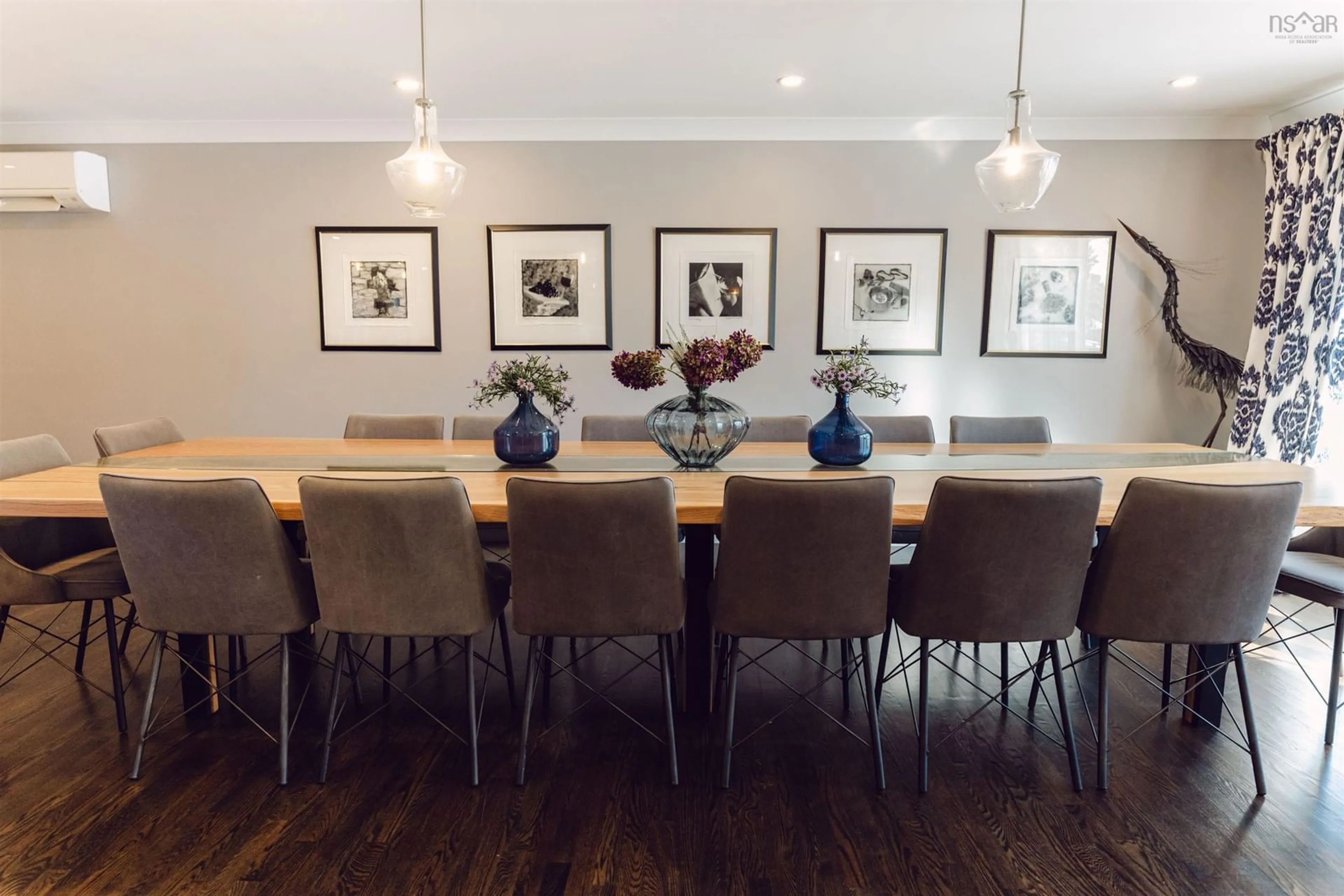 Dining room, wood/laminate floor for 158 Eaglewood Dr, Bedford Nova Scotia B4A 3B2