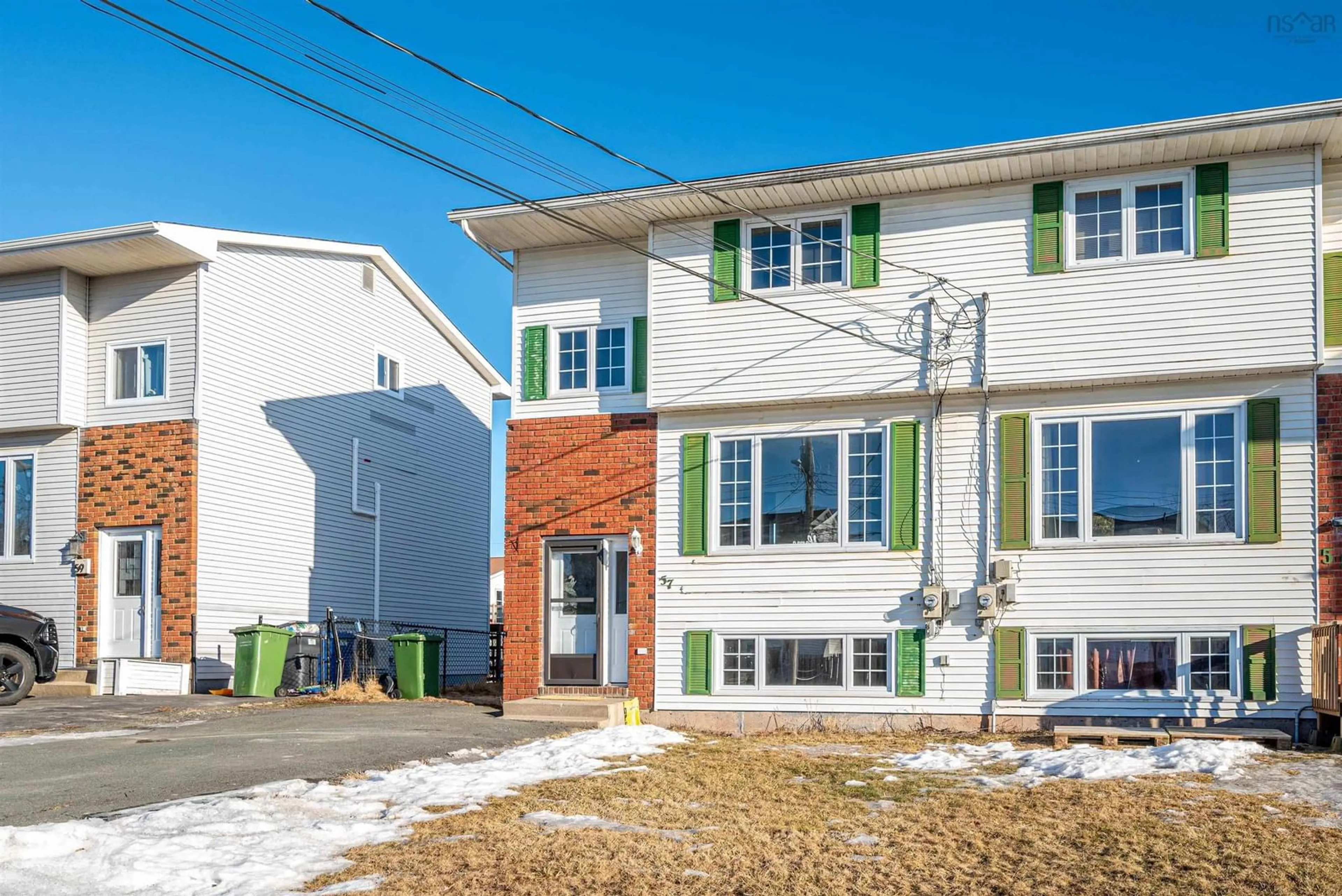 Home with vinyl exterior material, street for 57 Sandlewood Terr, Eastern Passage Nova Scotia B3G 1B6