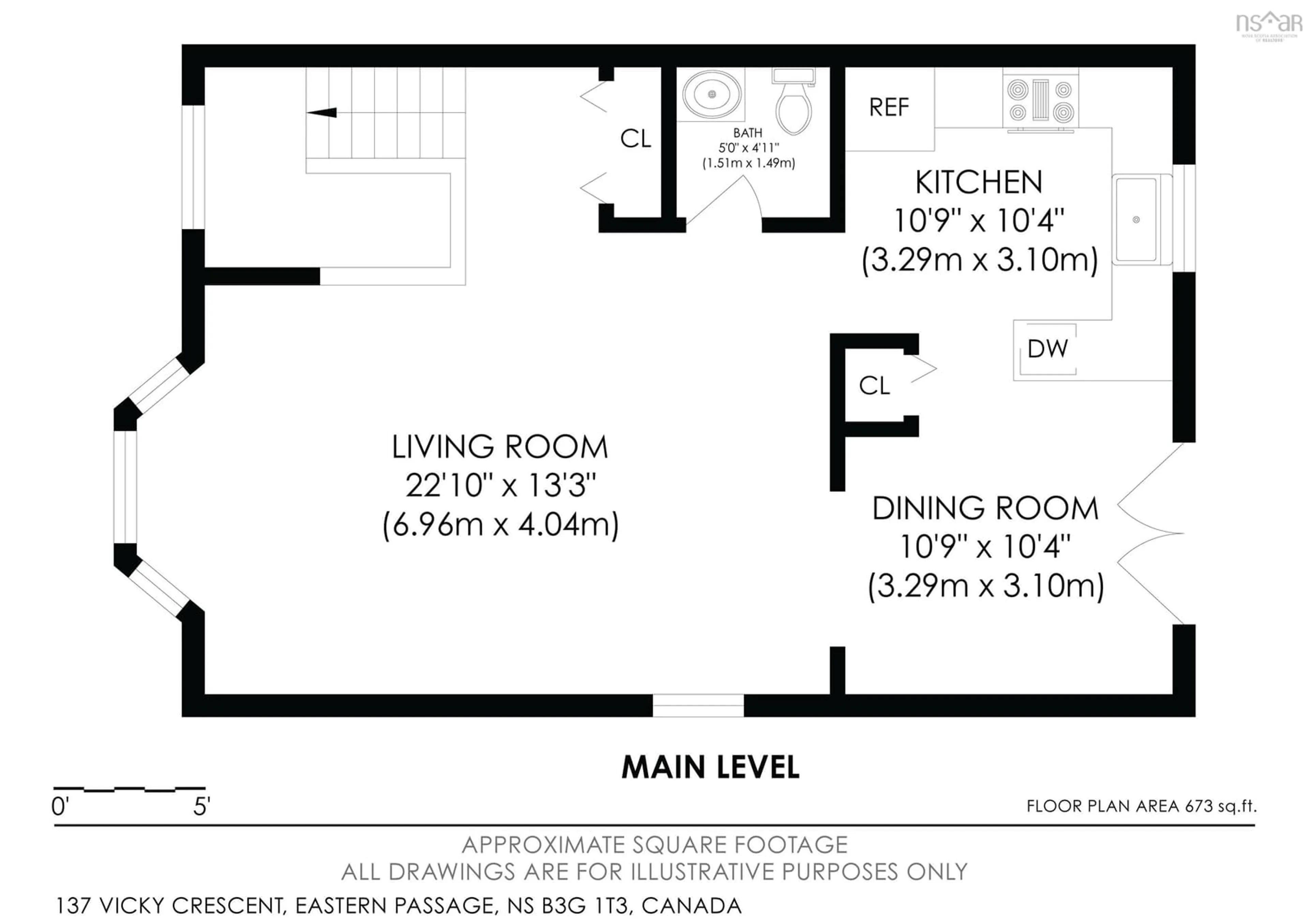 Floor plan for 137 Vicky Cres, Eastern Passage Nova Scotia B3G 1T3