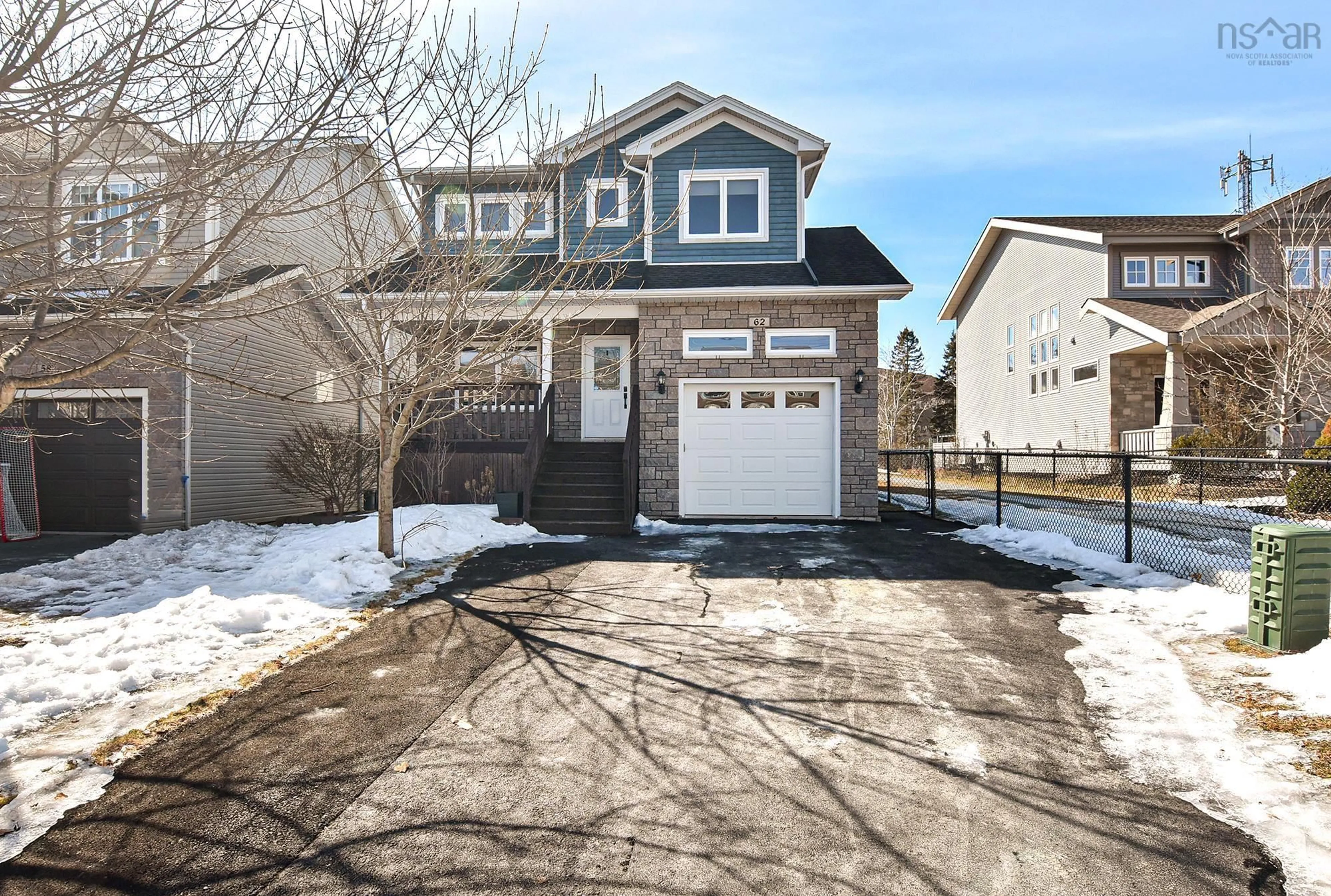 Home with vinyl exterior material, street for 62 Aspenhill Crt, Bedford Nova Scotia B4B 0M3