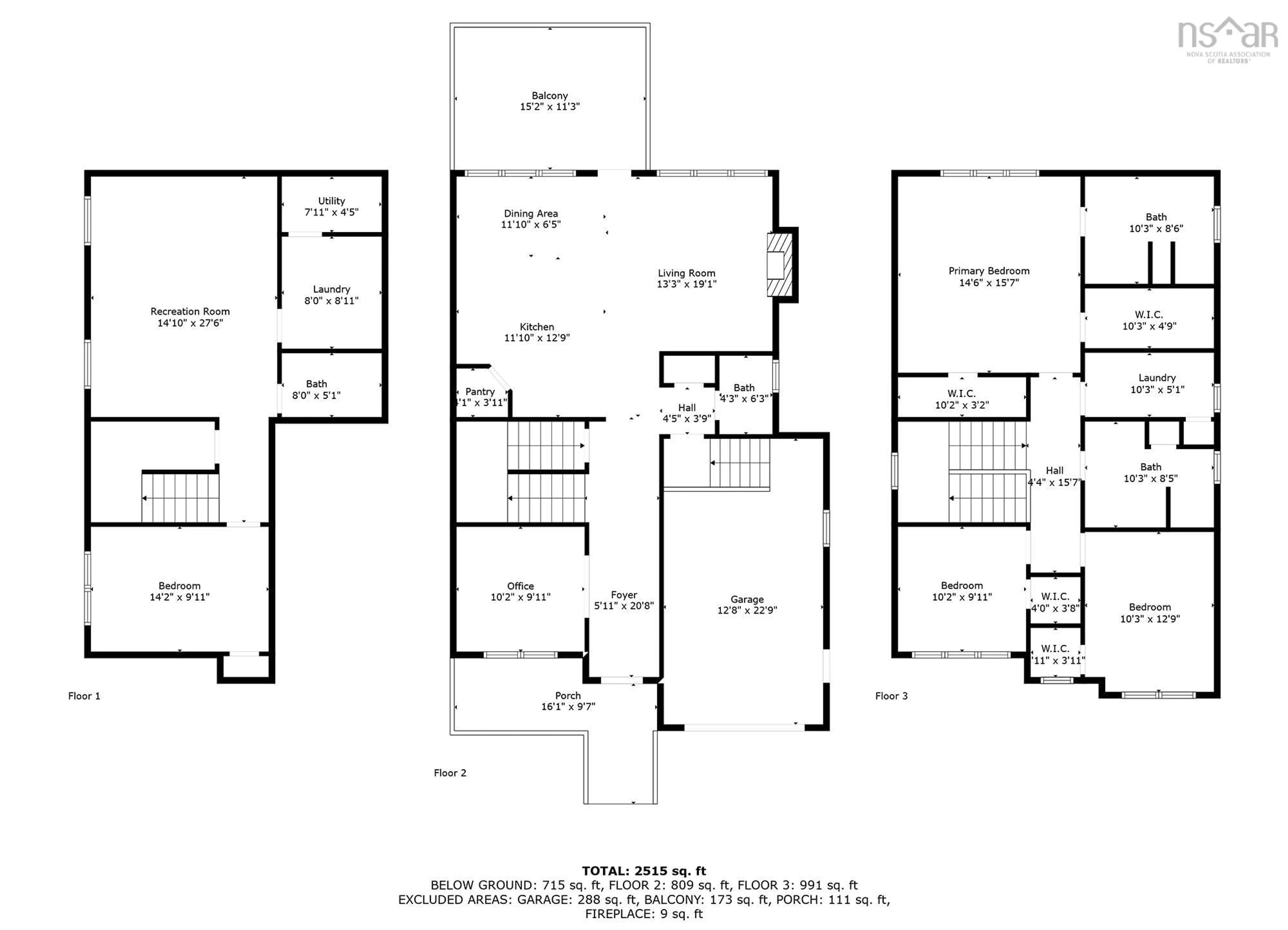 Floor plan for 62 Aspenhill Crt, Bedford Nova Scotia B4B 0M3