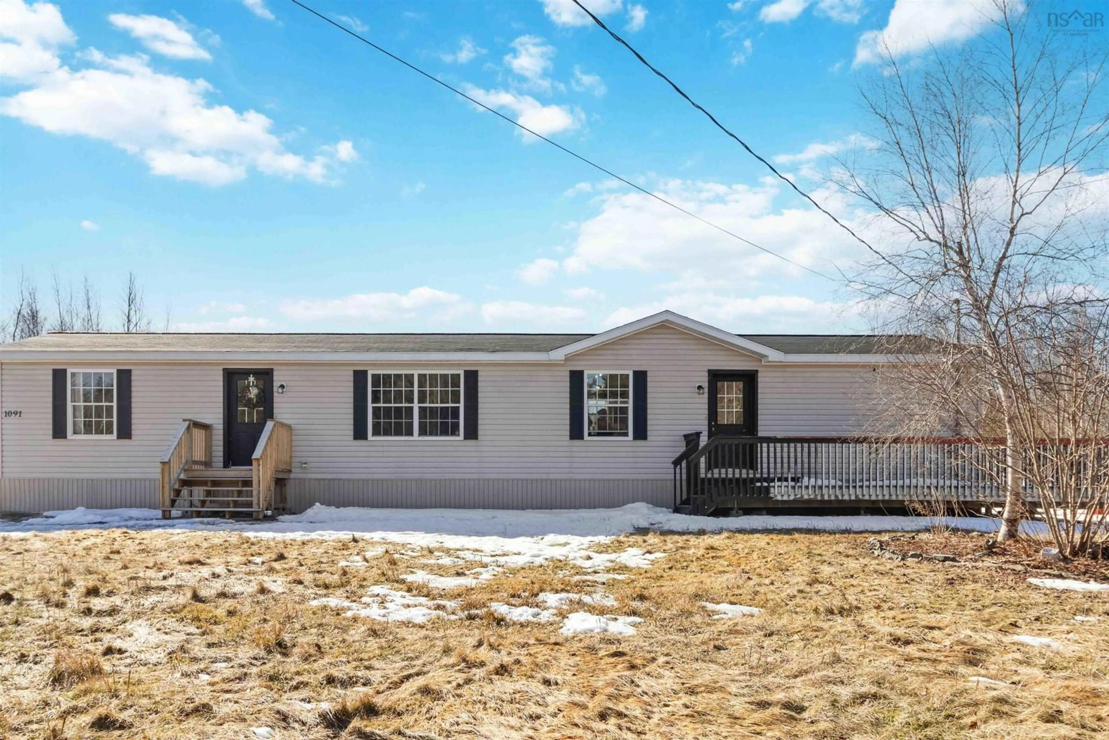 Home with vinyl exterior material, street for 1091 Mcmullin Rd, Antrim Nova Scotia B0N 1Y0