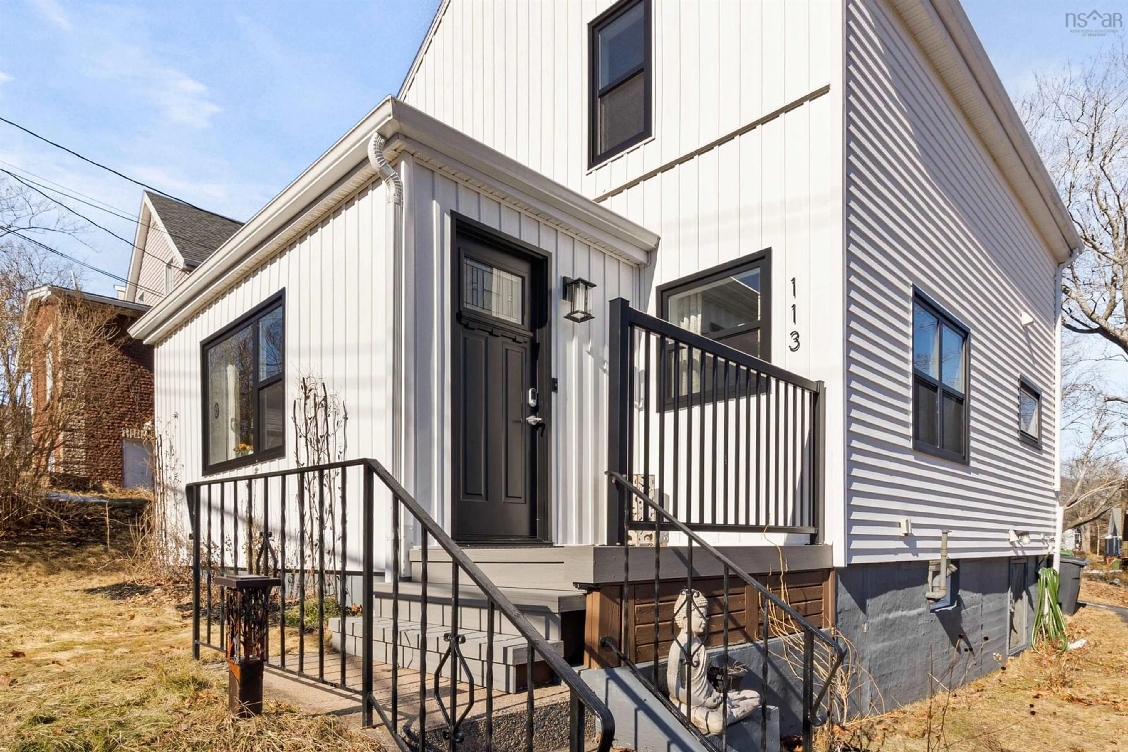 Home with vinyl exterior material, street for 113 Rutledge St, Bedford Nova Scotia B4A 1X7