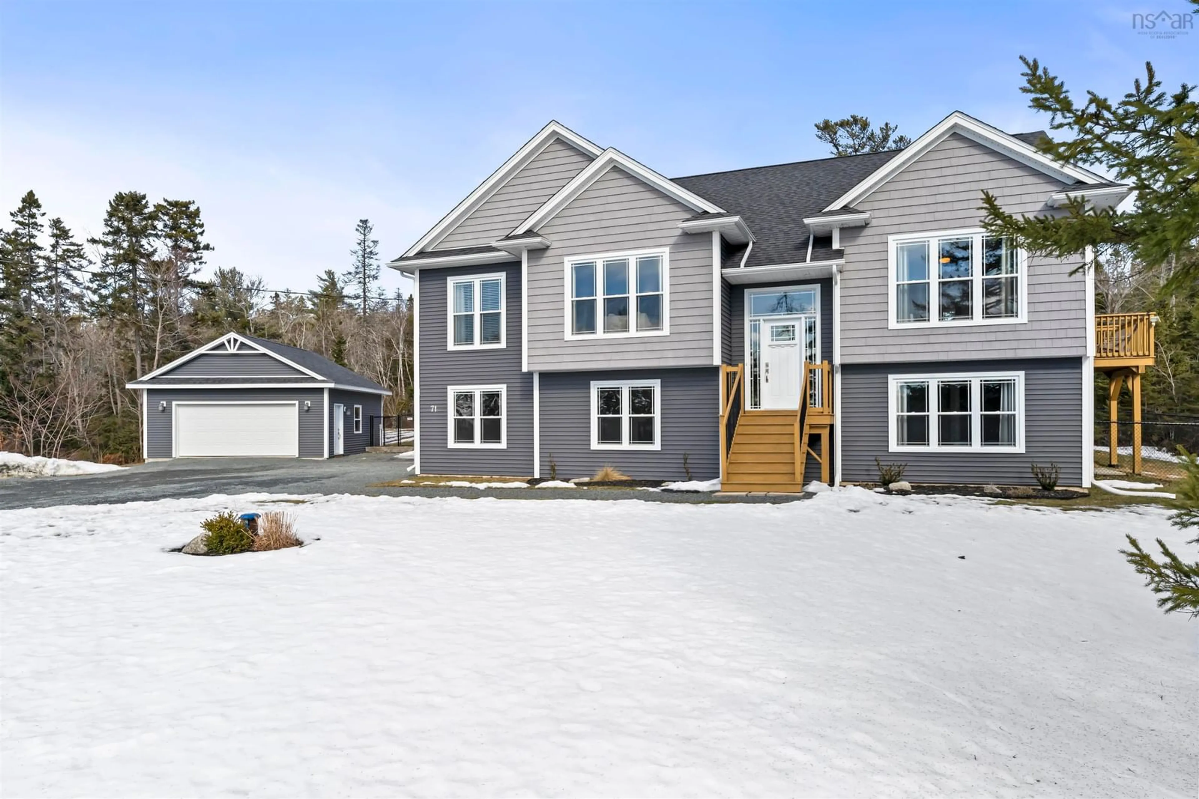 Home with vinyl exterior material, street for 71 Kilmory Lane, Fall River Nova Scotia B2T 0R1