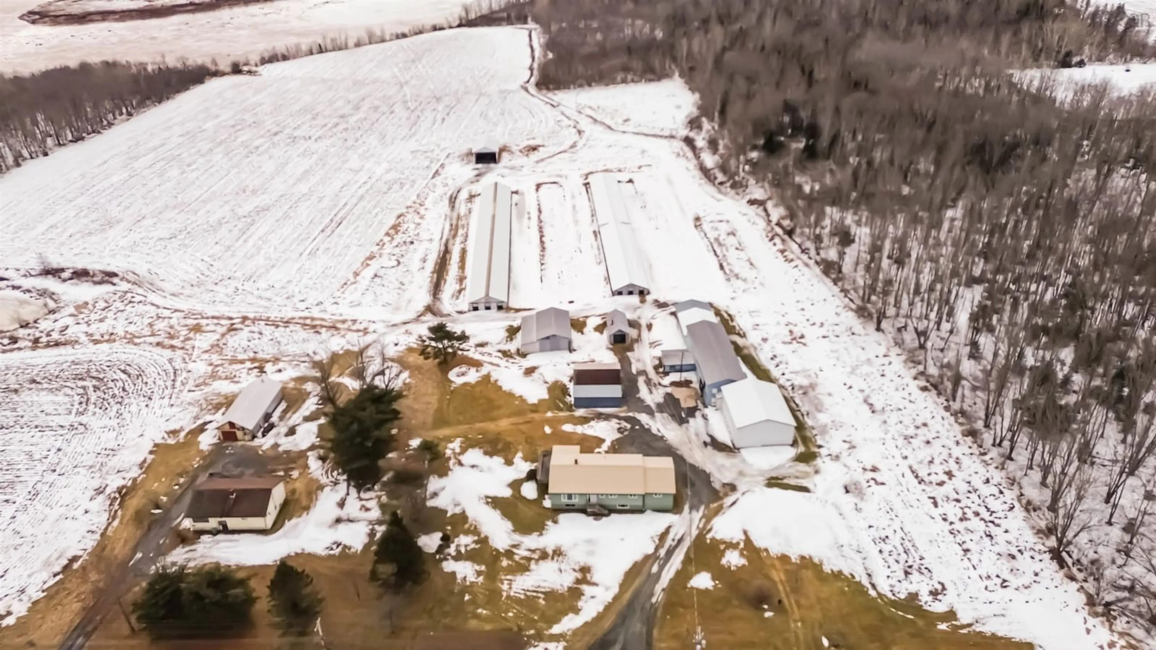 A pic from outside/outdoor area/front of a property/back of a property/a pic from drone, unknown for 2849 Highway 215, Centre Burlington Nova Scotia B0N 2A0