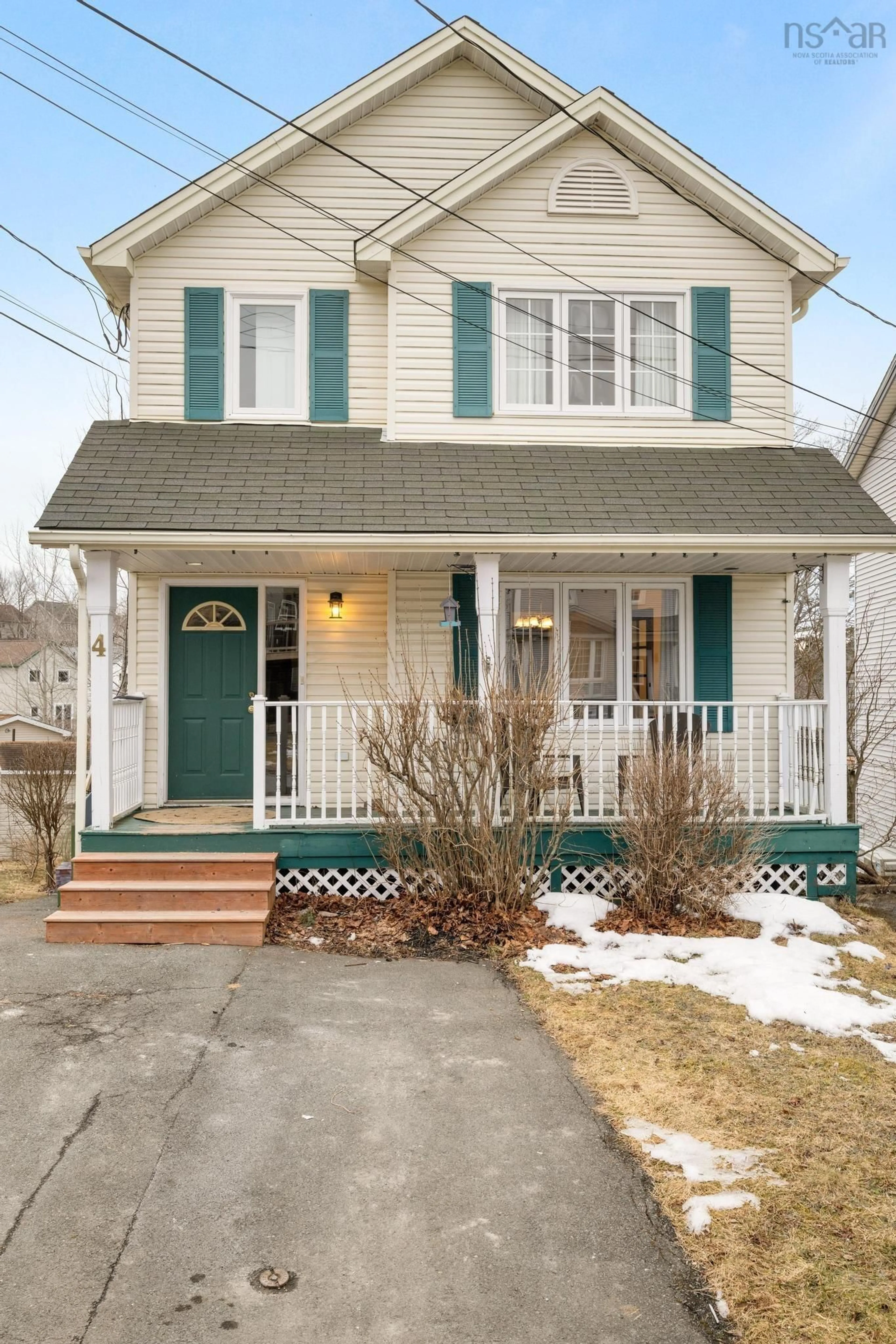 Home with vinyl exterior material, street for 4 Victoria Dr, Lower Sackville Nova Scotia B4C 4C3