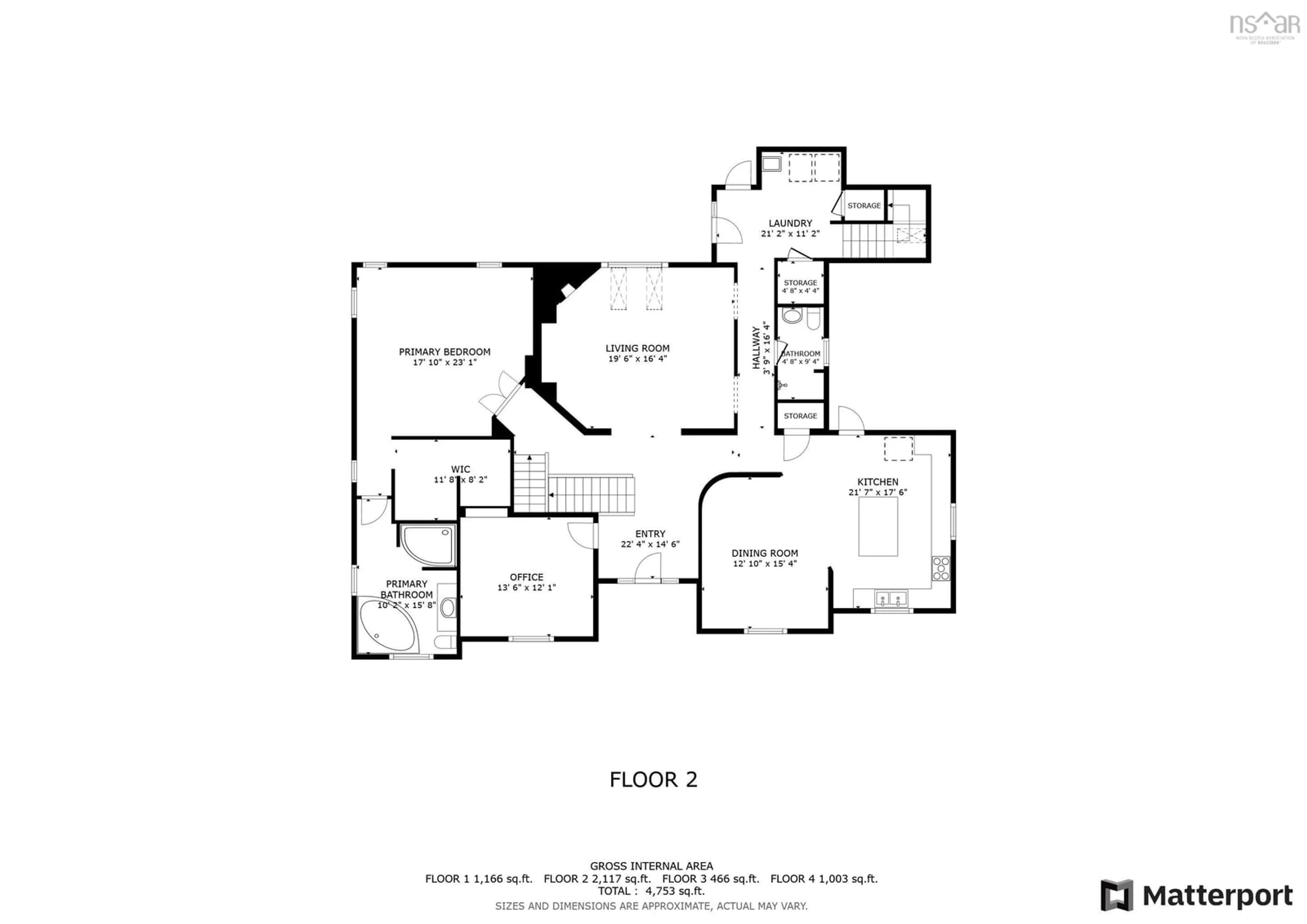 Floor plan for 118 Lincolnshire Dr, Fall River Nova Scotia B2T 1P8