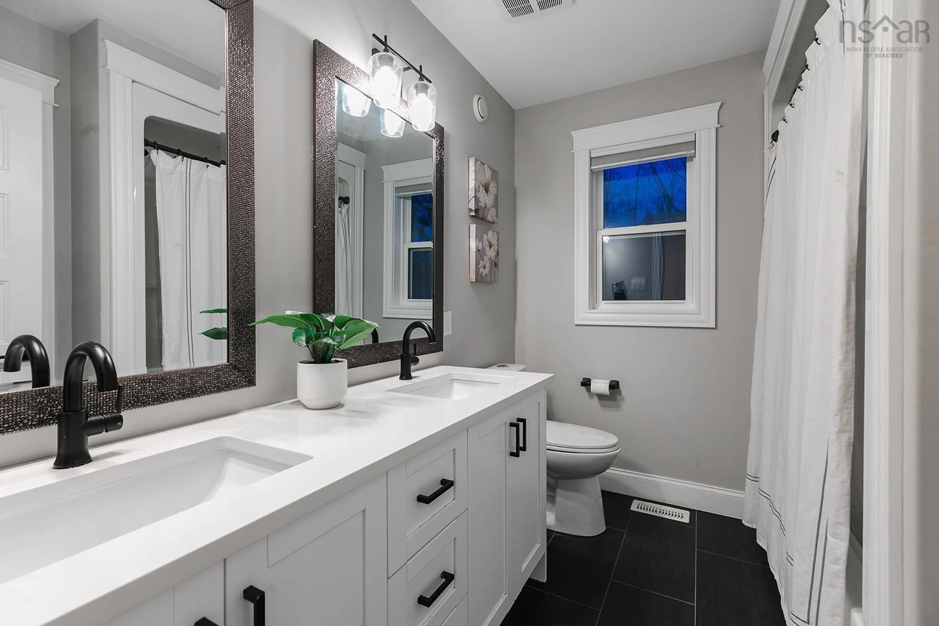 Contemporary bathroom, ceramic/tile floor for 450 Paula Dr, Hammonds Plains Nova Scotia B3Z 0H7