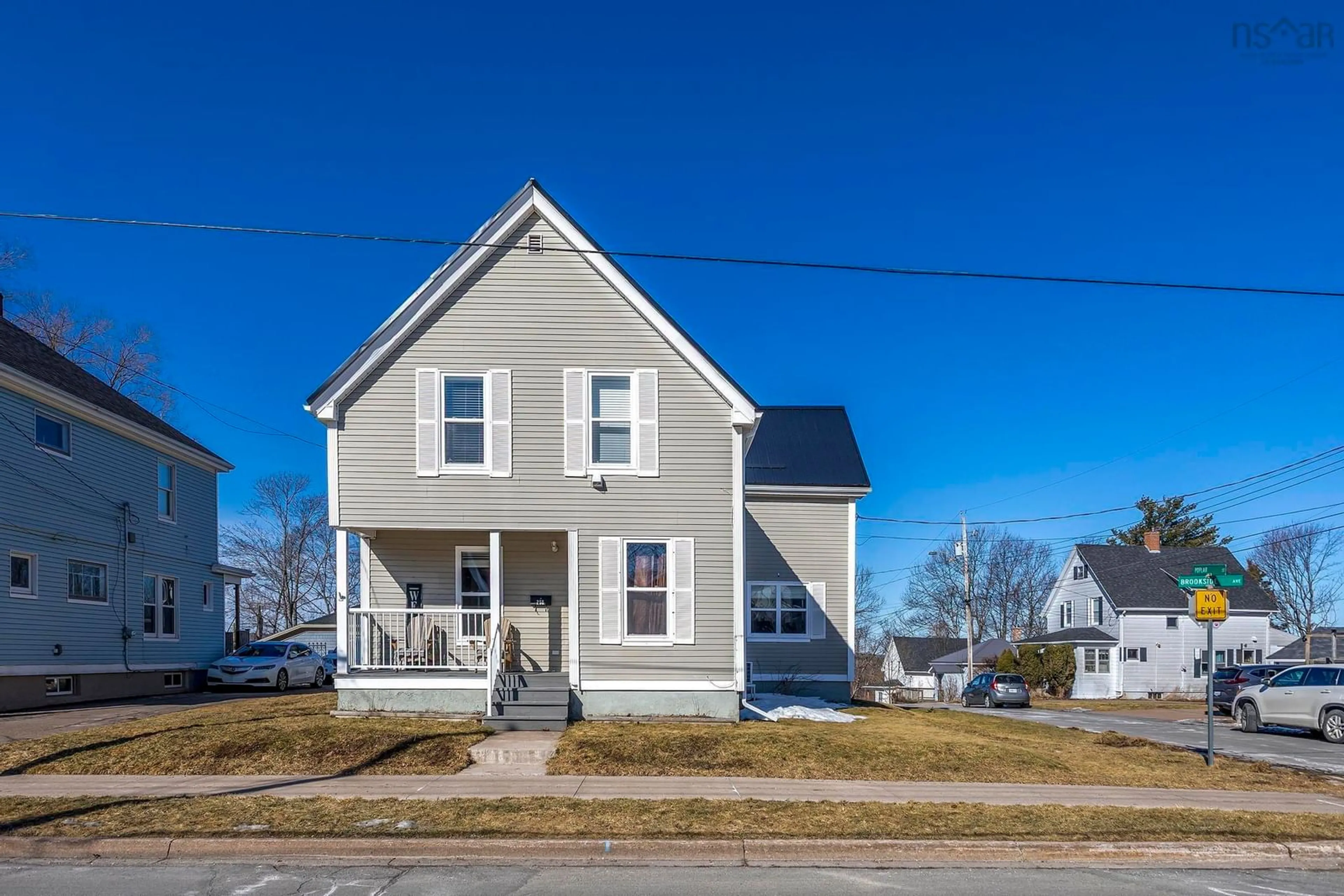 Home with vinyl exterior material, street for 258 Brookside Ave, New Glasgow Nova Scotia B2H 3E6