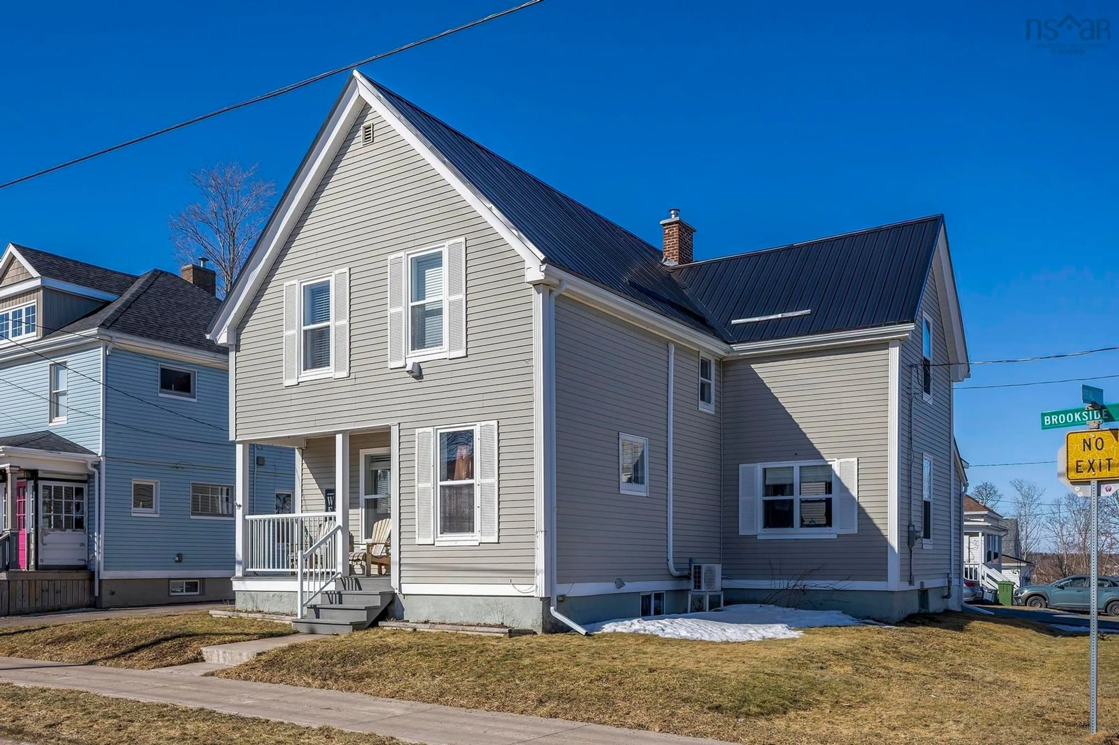 Home with vinyl exterior material, street for 258 Brookside Ave, New Glasgow Nova Scotia B2H 3E6