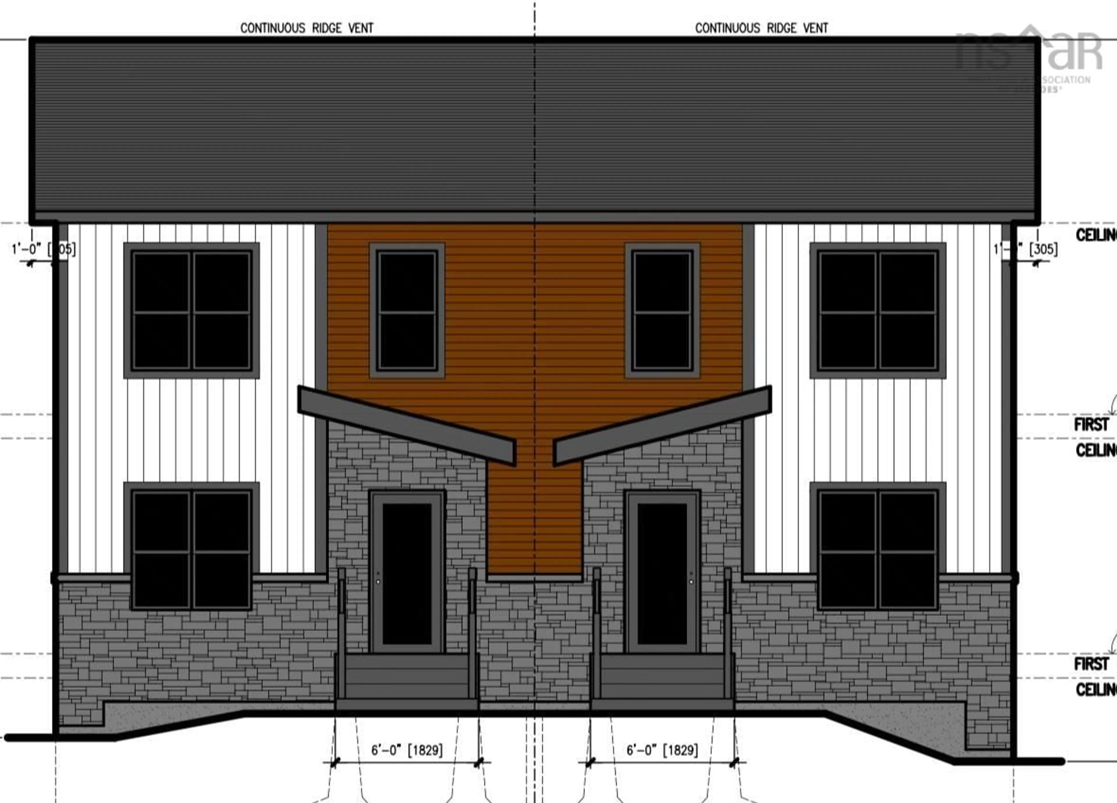 Floor plan for 161 Colonial Cres, Halifax Nova Scotia B3R 0H8