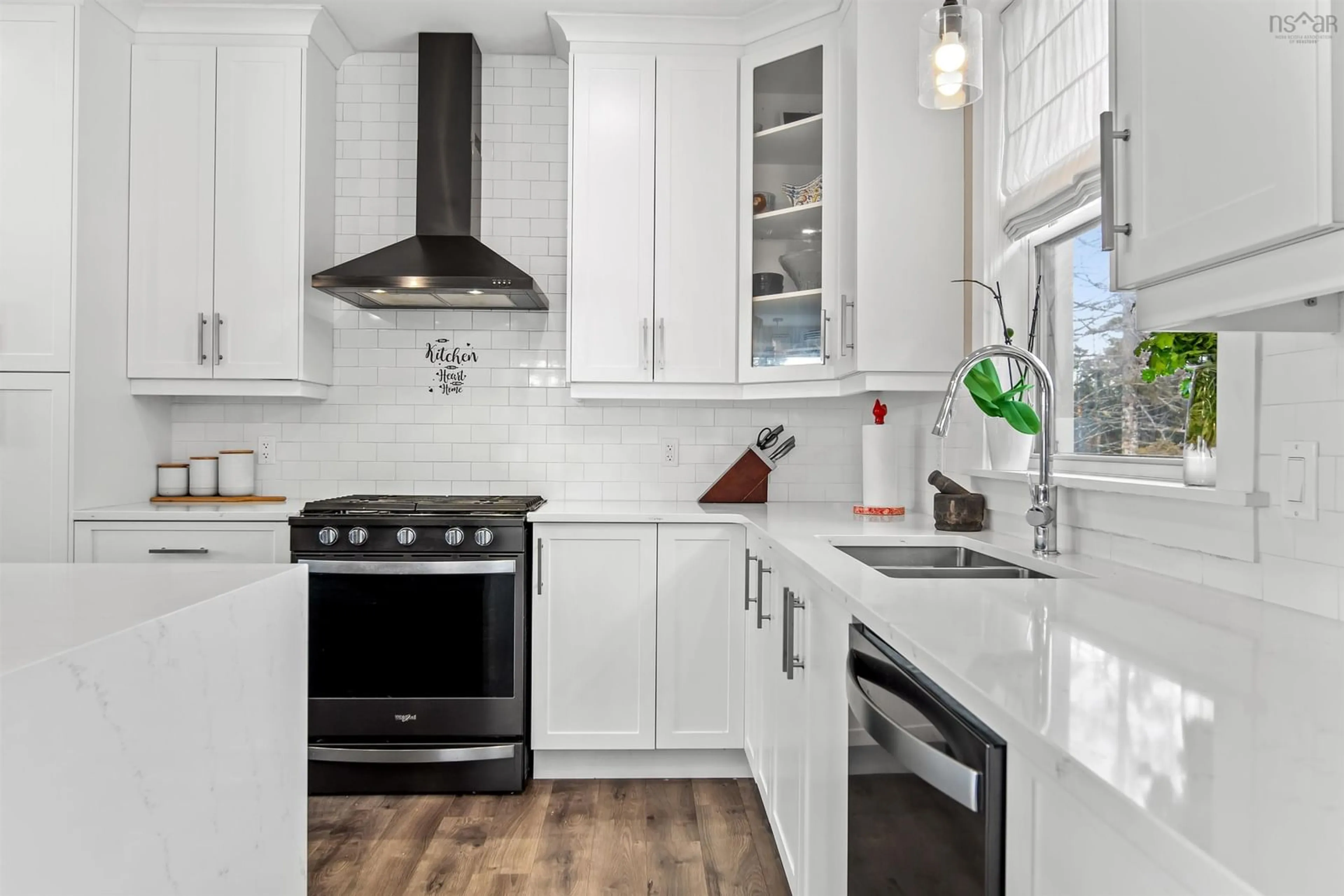 Contemporary kitchen, ceramic/tile floor for 116 Azure Crt, Middle Sackville Nova Scotia B4E 0R1